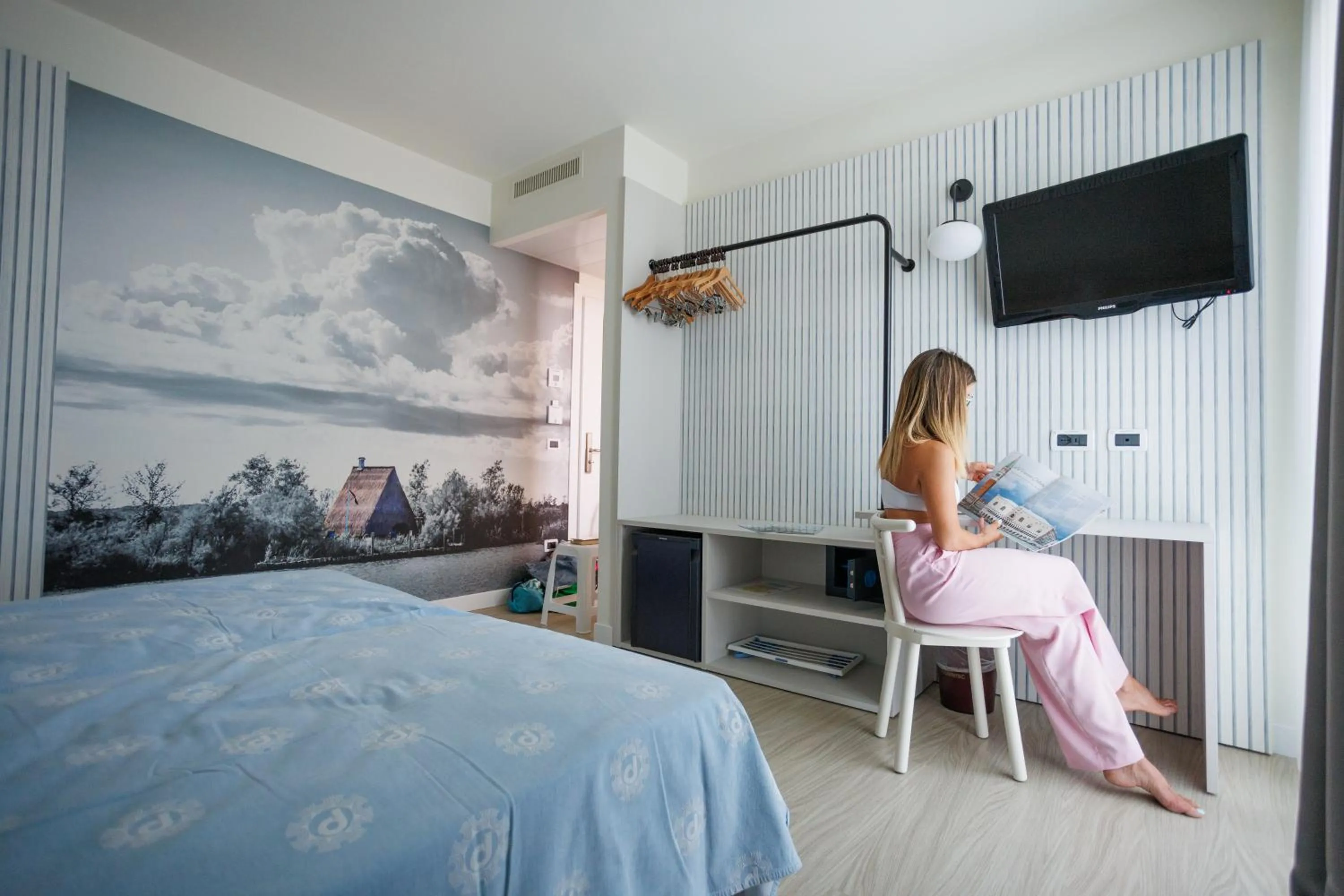 Bed in Hotel Panoramic