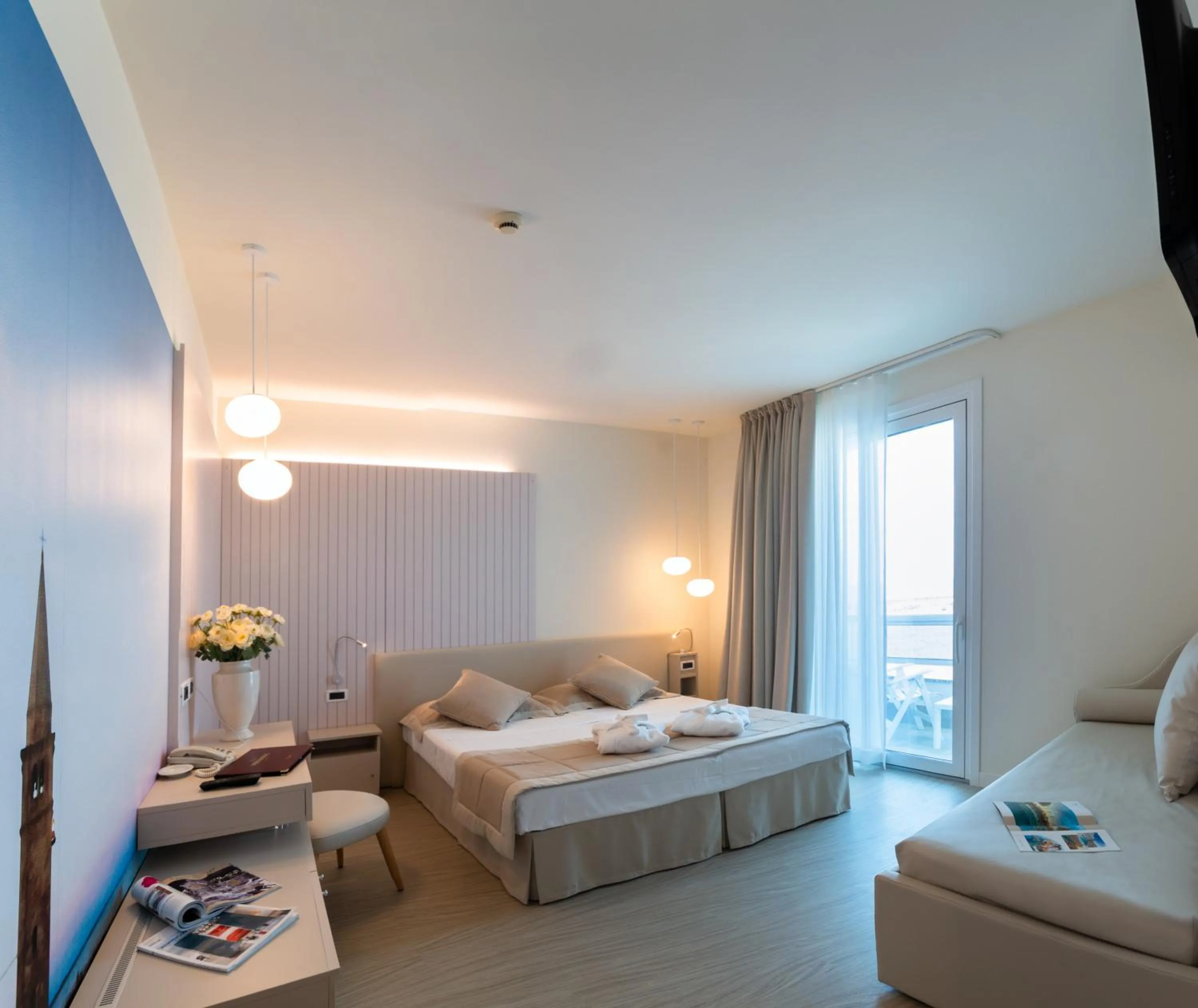 Bed in Hotel Panoramic