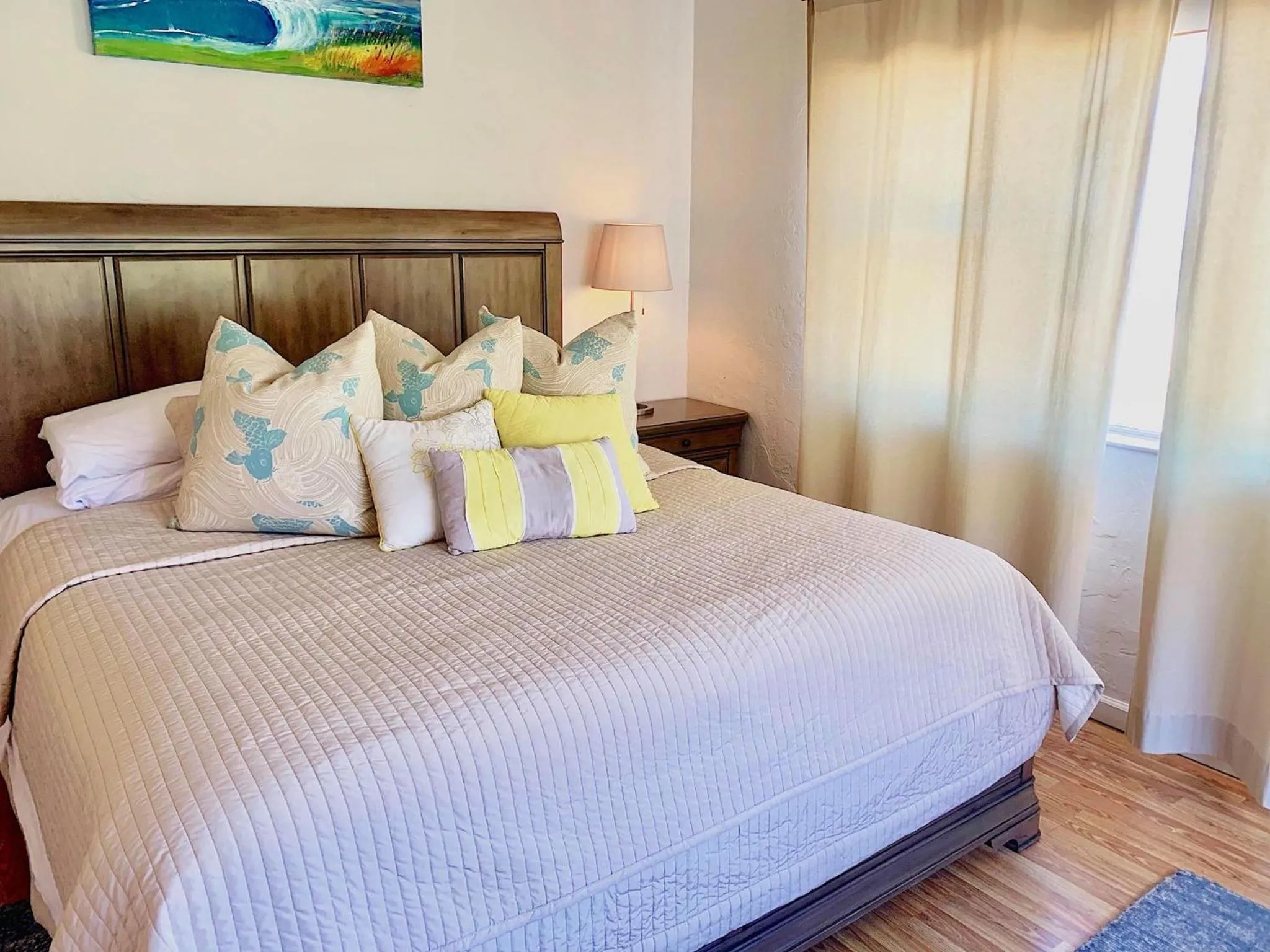 Bed in Ebb Tide Resort