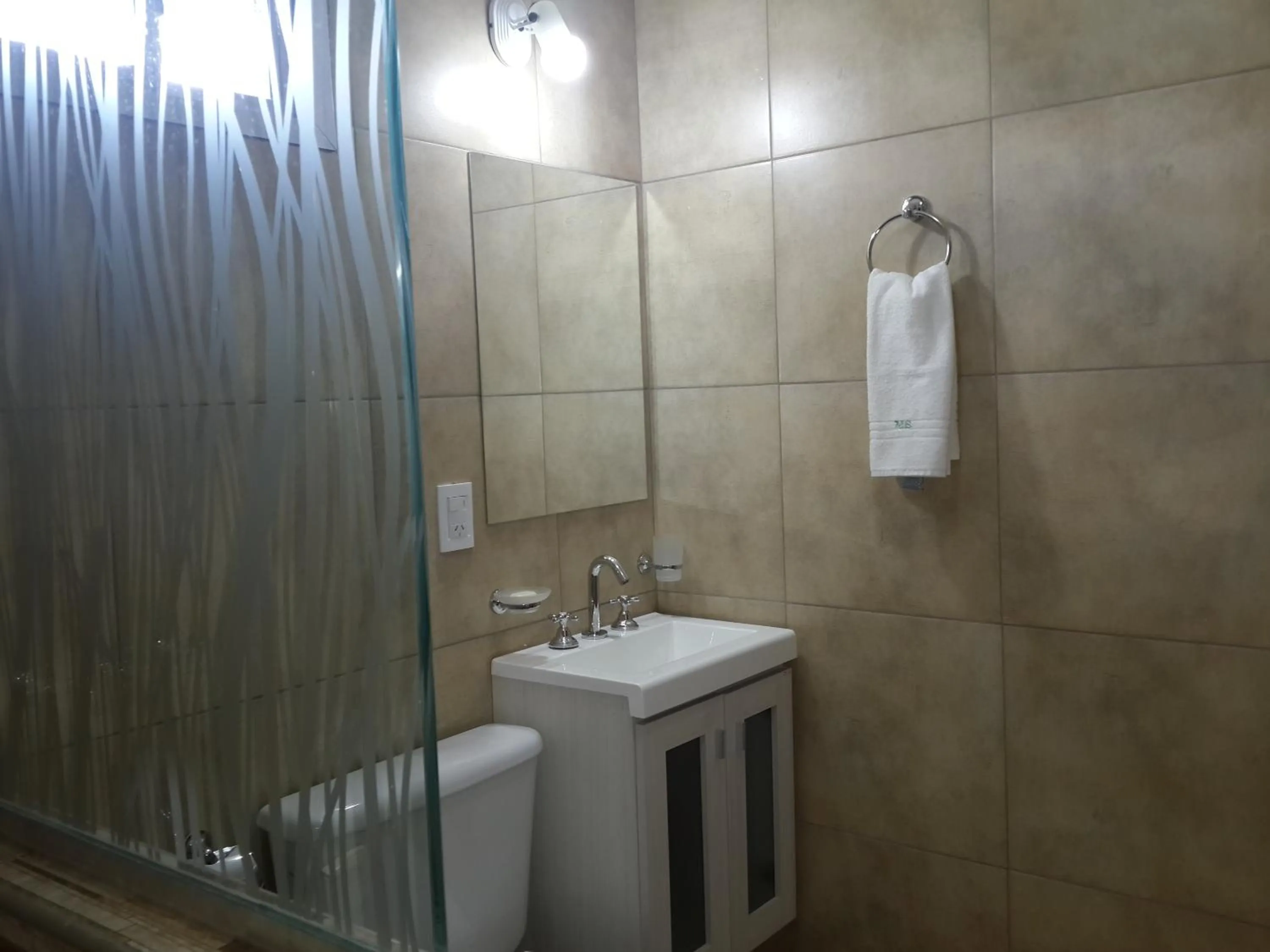 Shower in Hotel Mirador de las Sierras