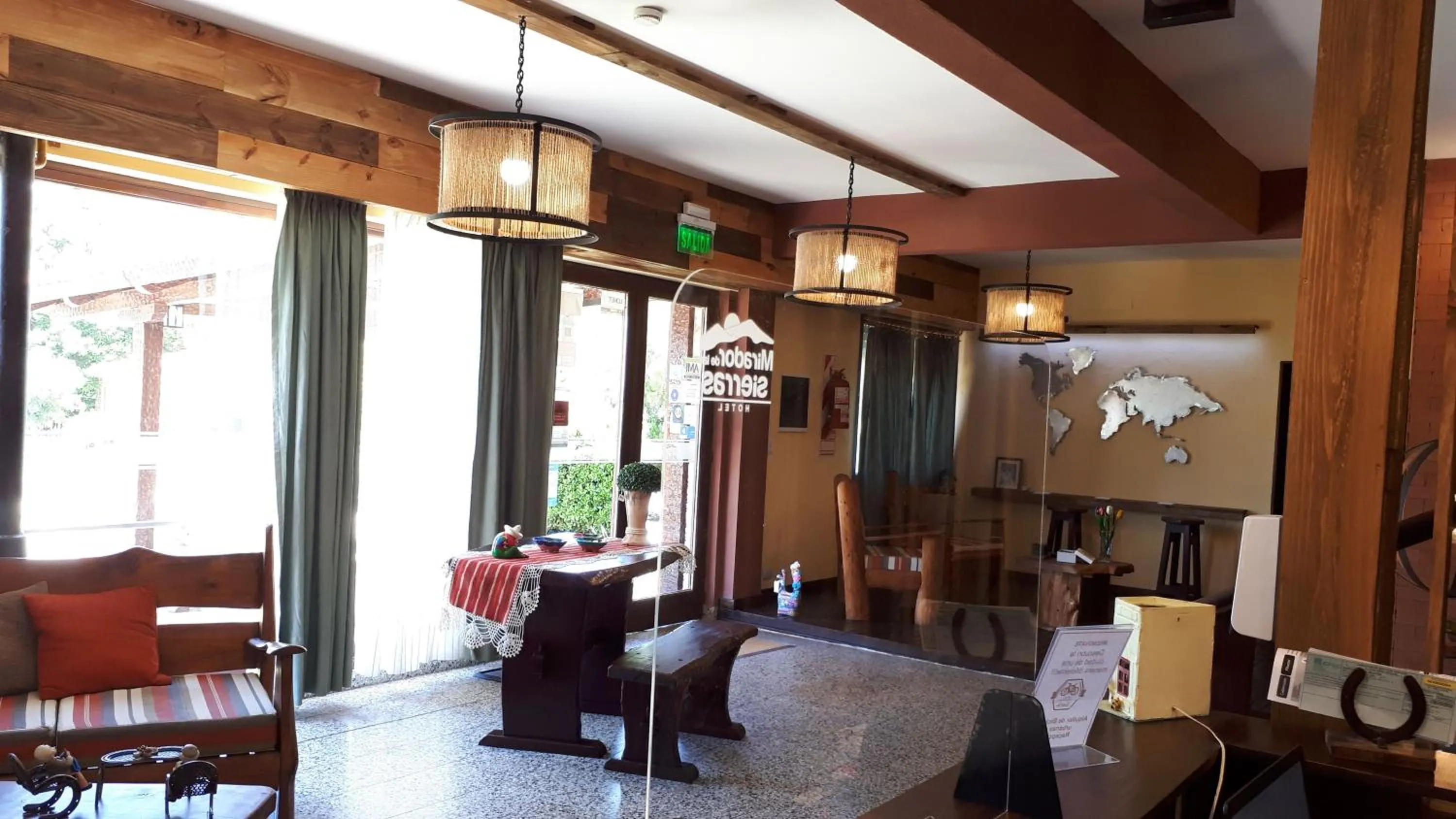 Lobby or reception in Hotel Mirador de las Sierras