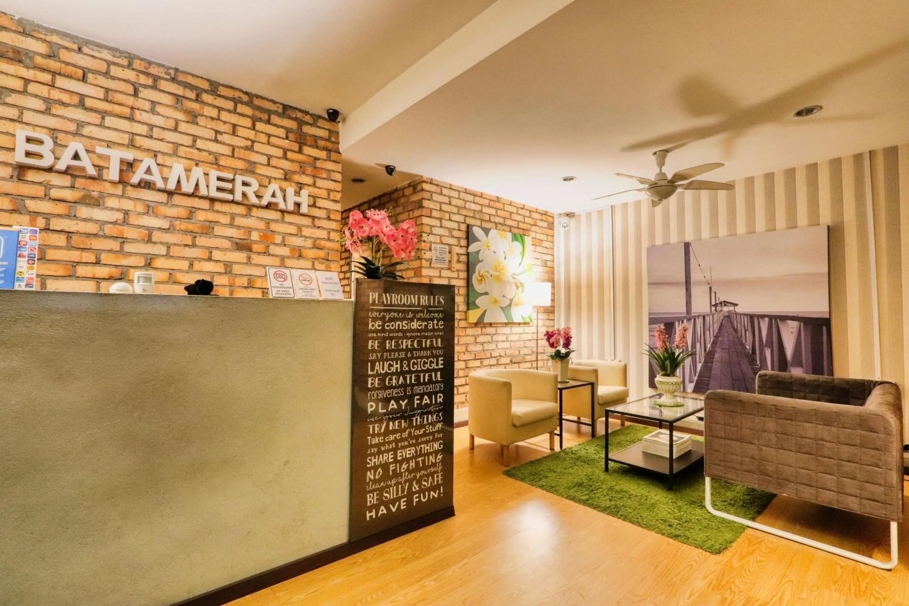 Lobby or reception in Bata Merah Boutique Hotel