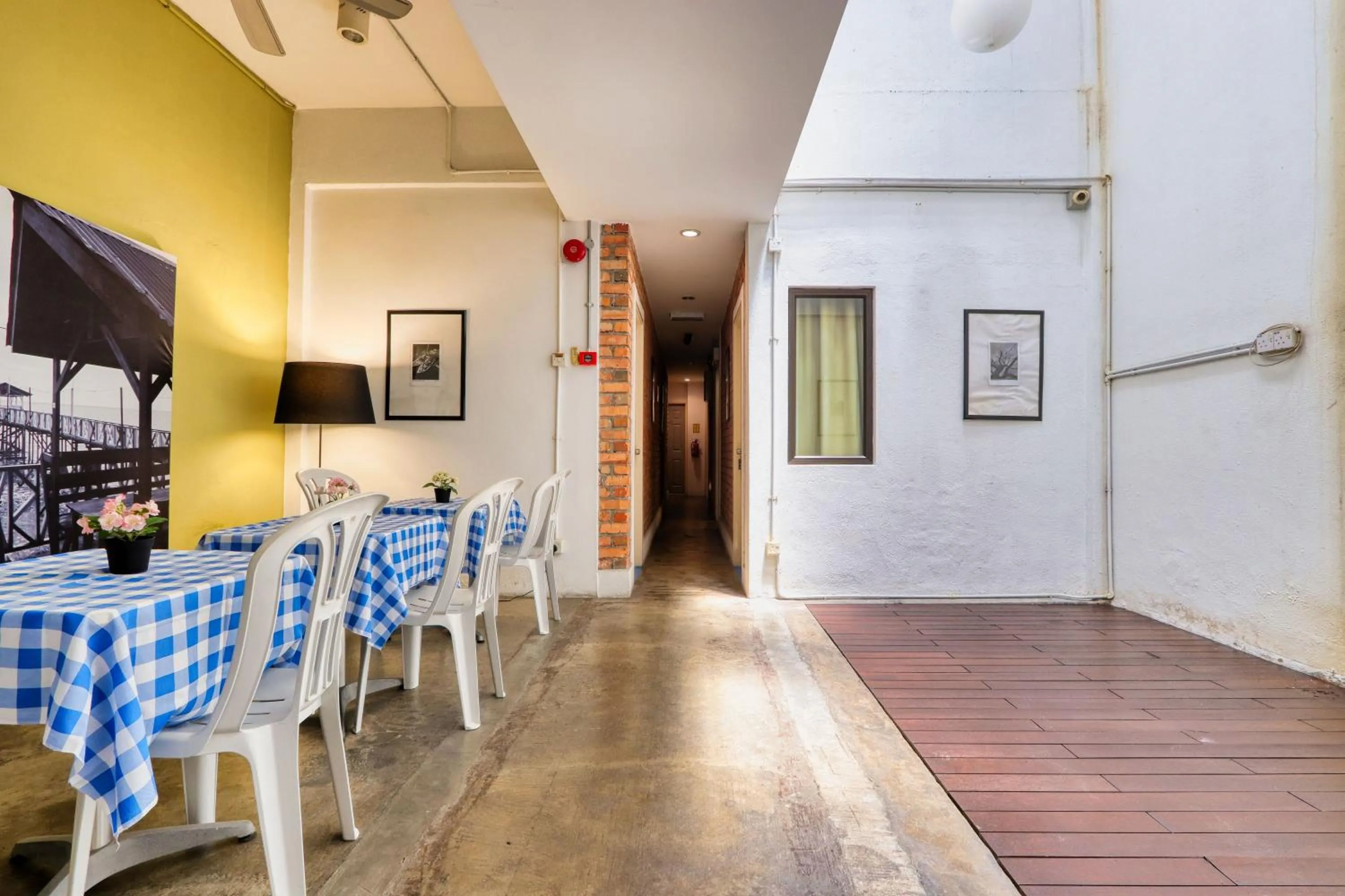 Dining area in Bata Merah Boutique Hotel