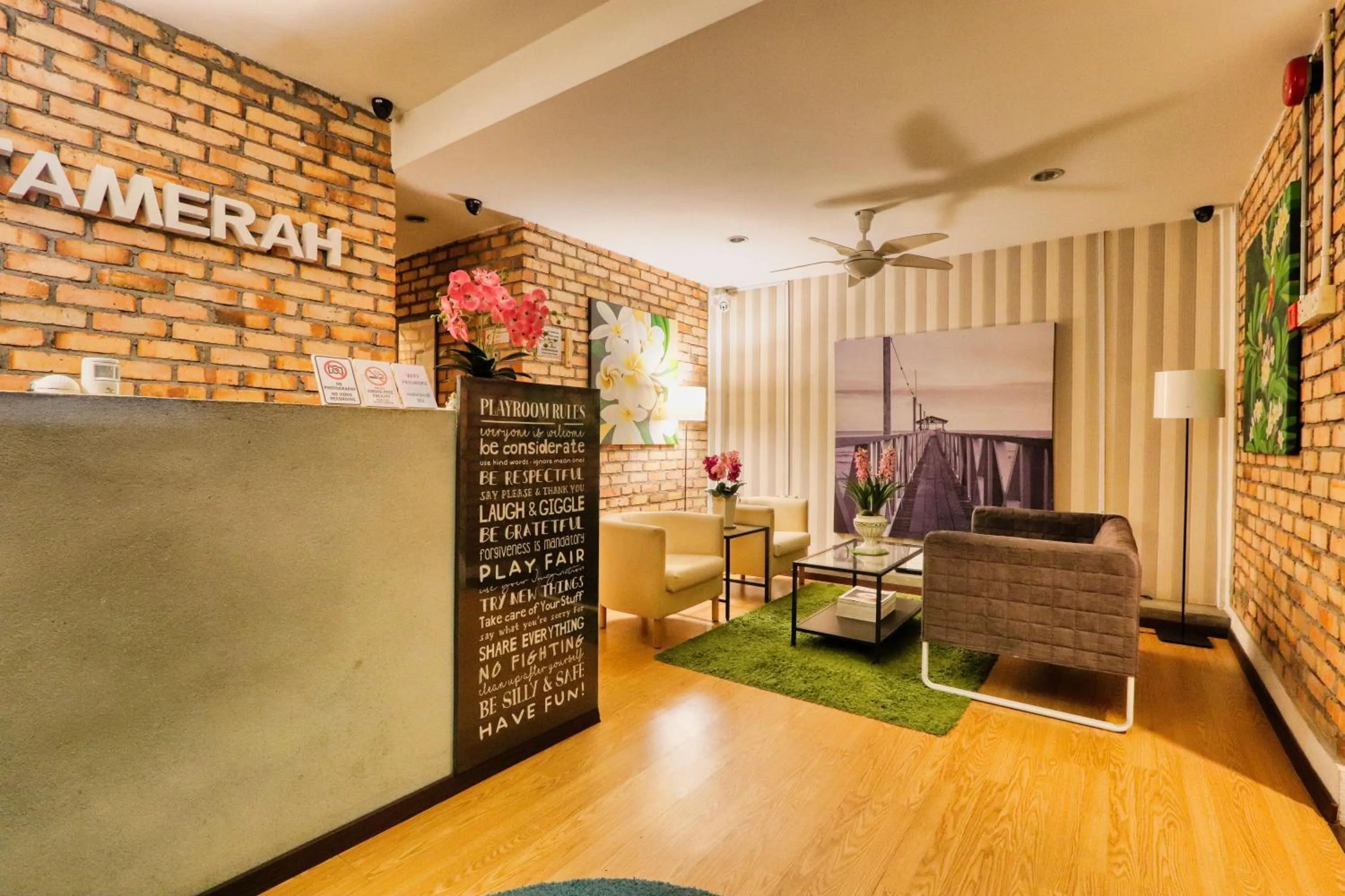 Lobby or reception in Bata Merah Boutique Hotel