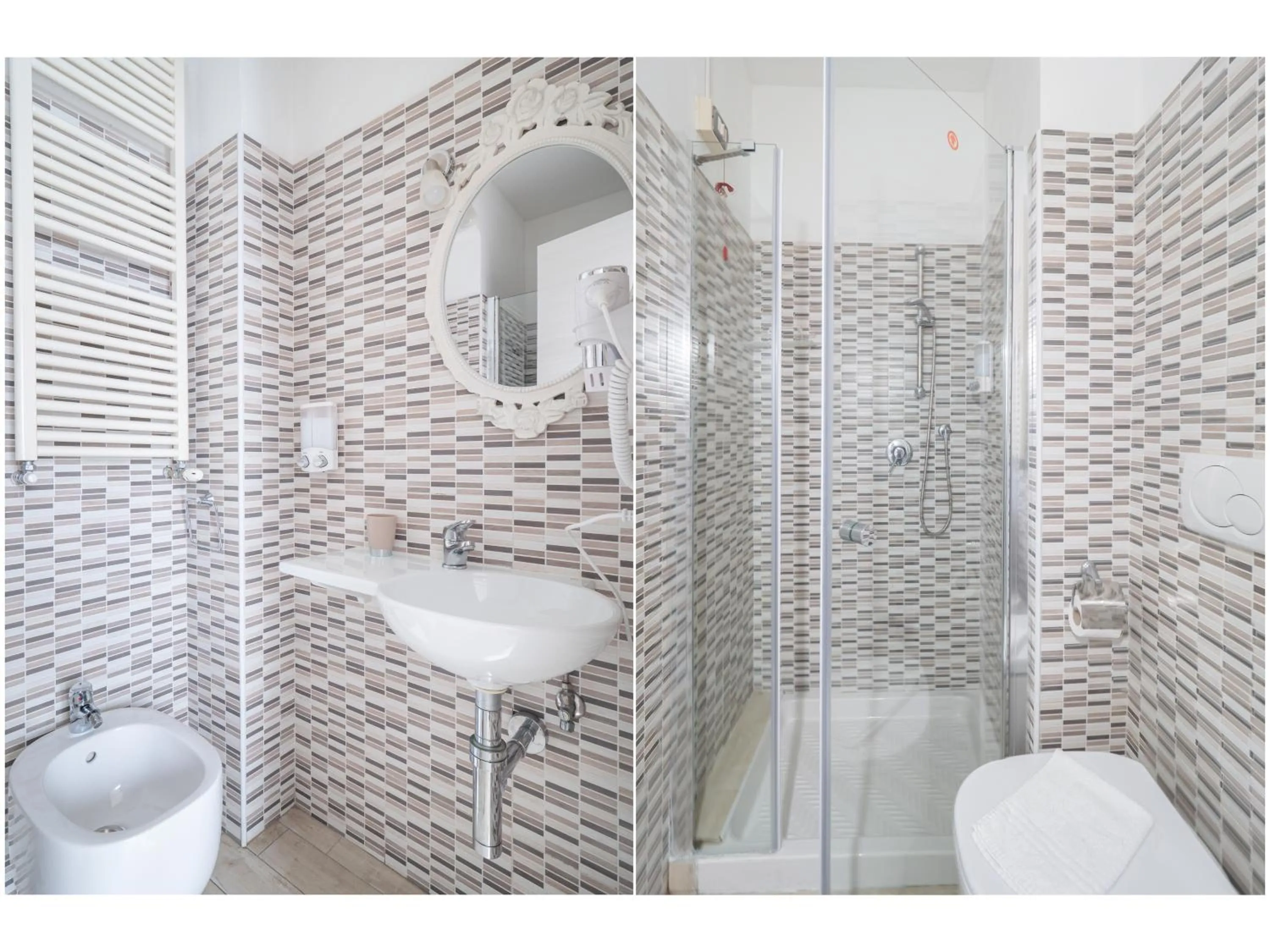 Shower in Affittacamere Lunamar