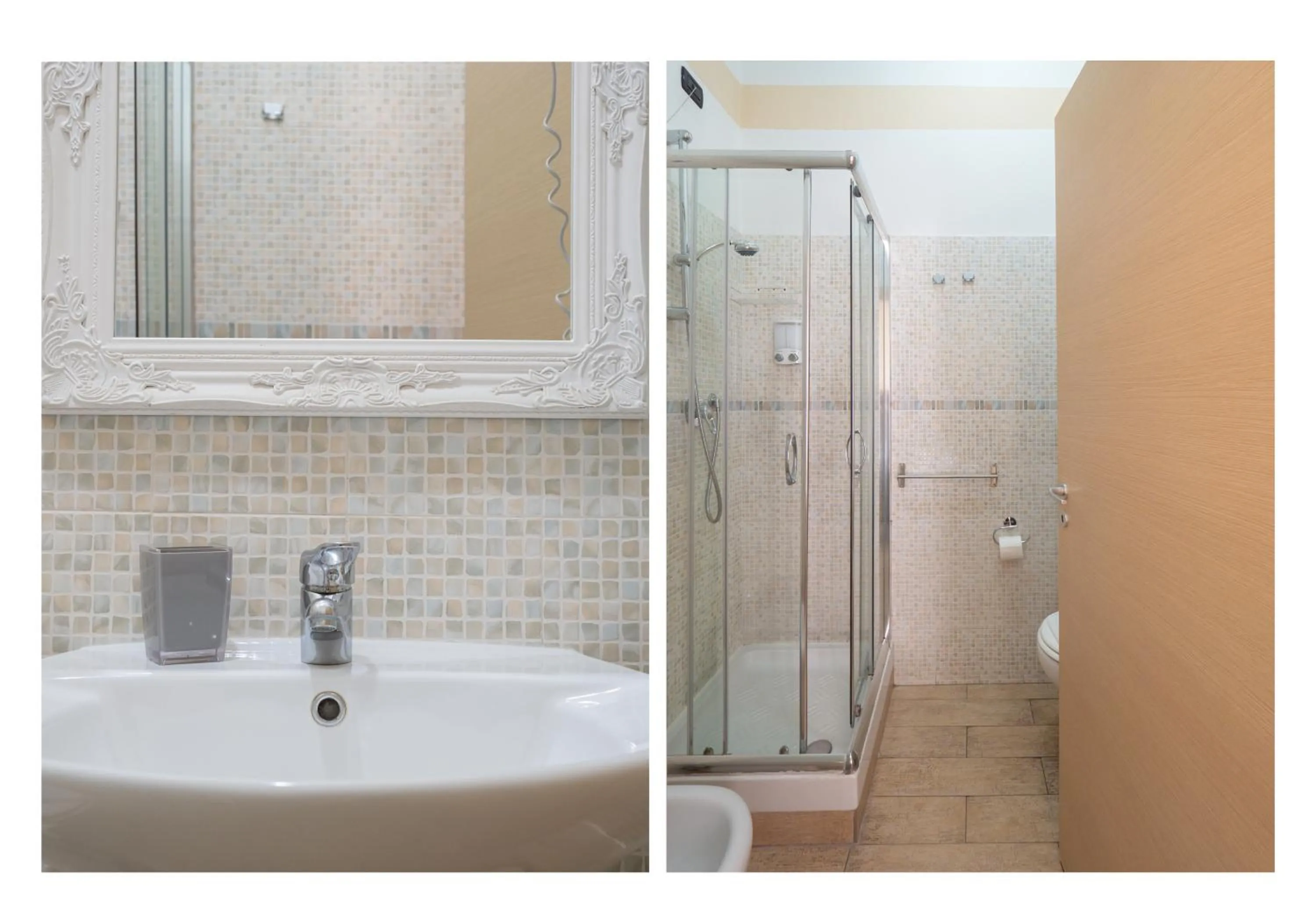 Shower in Affittacamere Lunamar