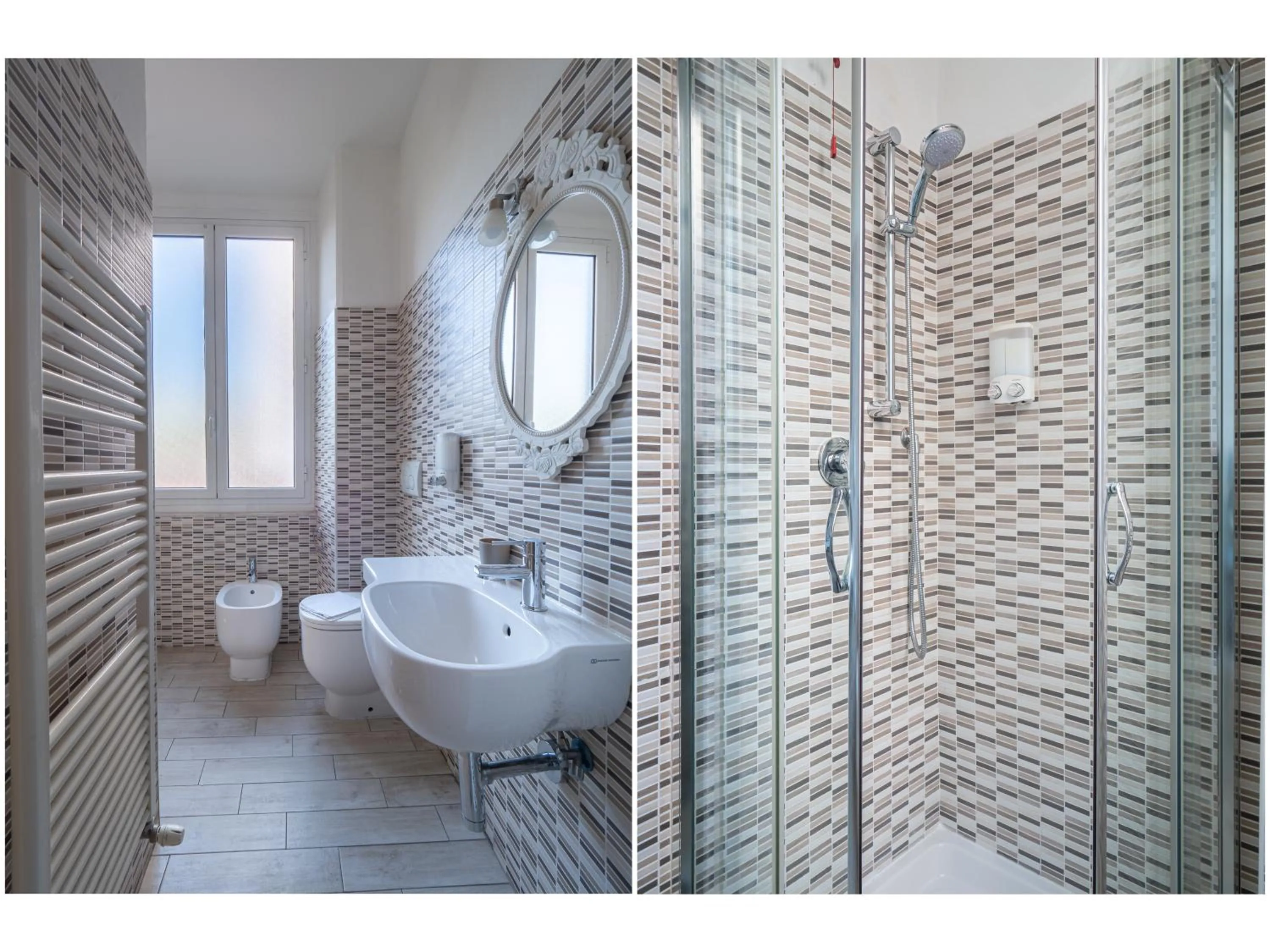 Shower in Affittacamere Lunamar