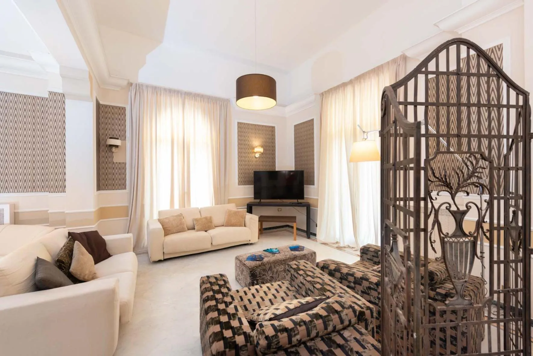 Living room in Hotel La Pace