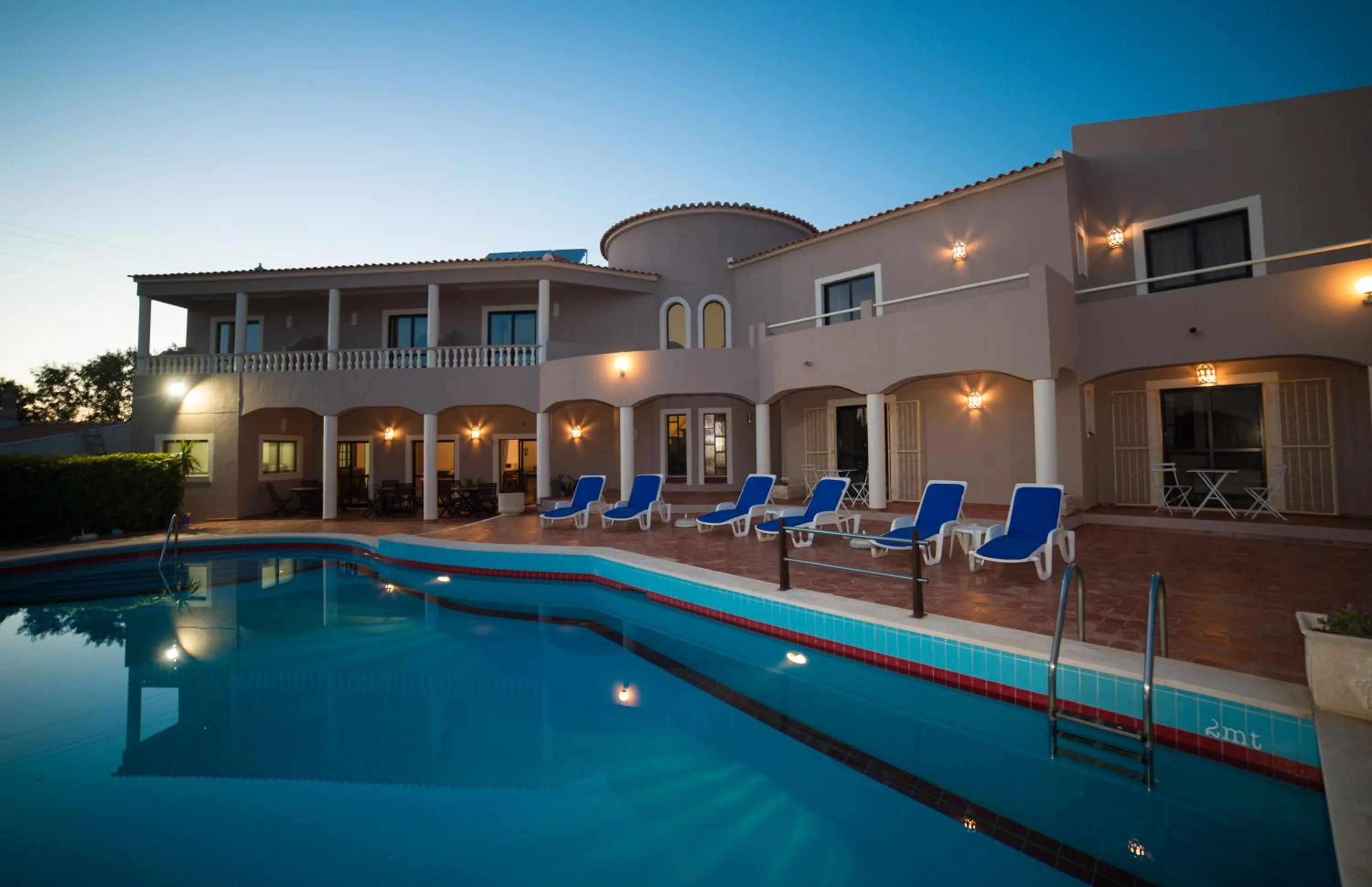 Pool view in Casa Rosa Montes