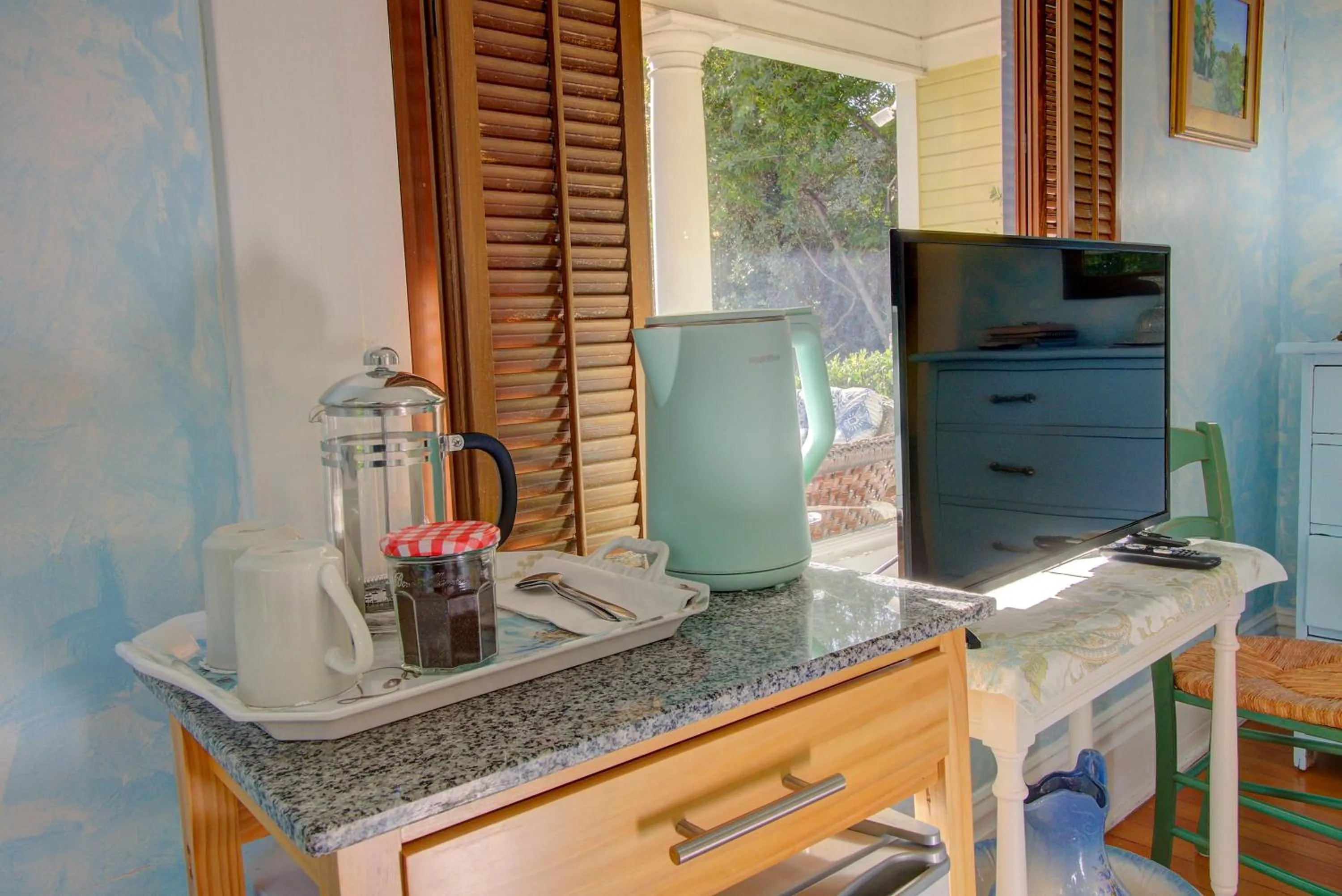 Decorative detail in Secret Garden Inn & Cottages