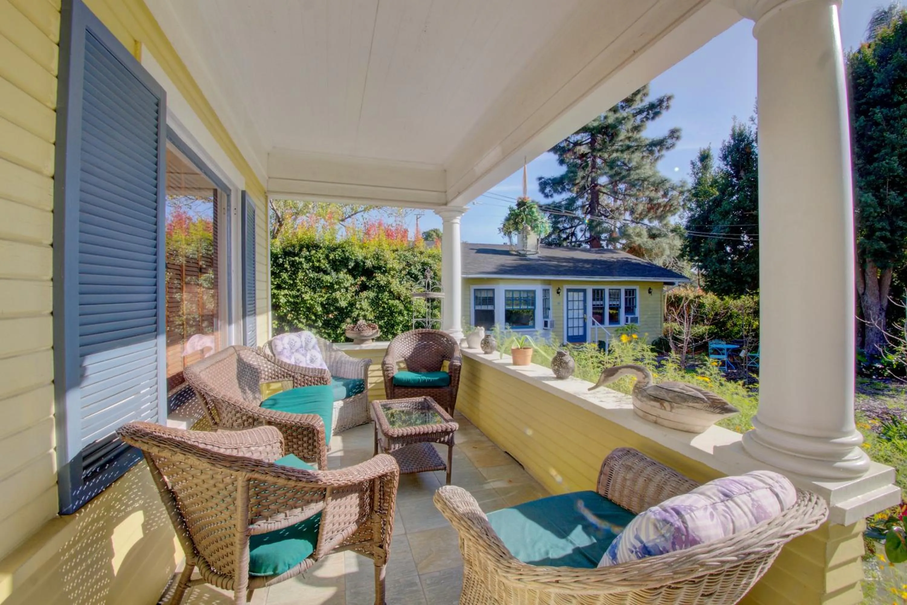 Patio in Secret Garden Inn & Cottages
