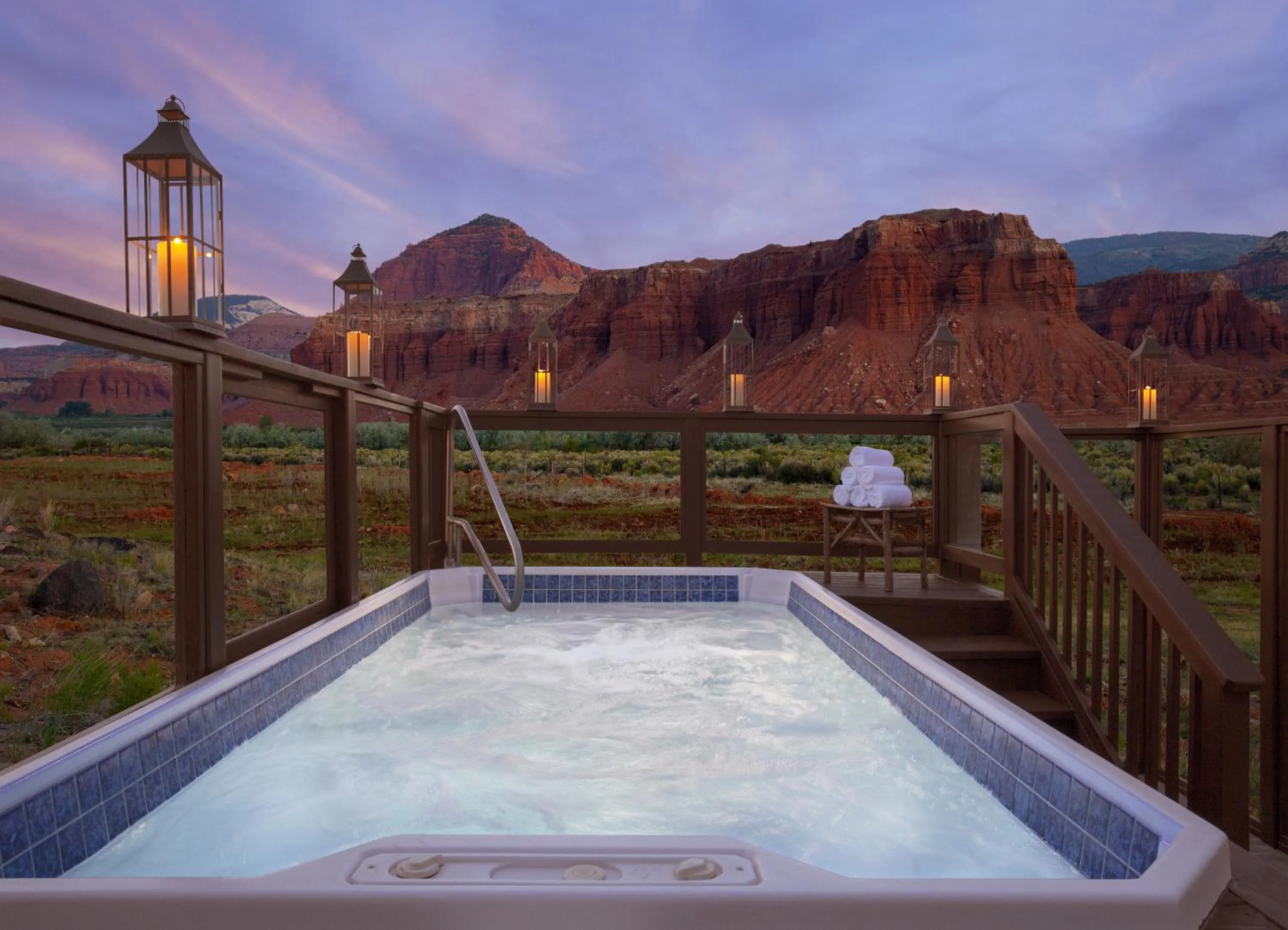 Hot Tub in Capitol Reef Resort