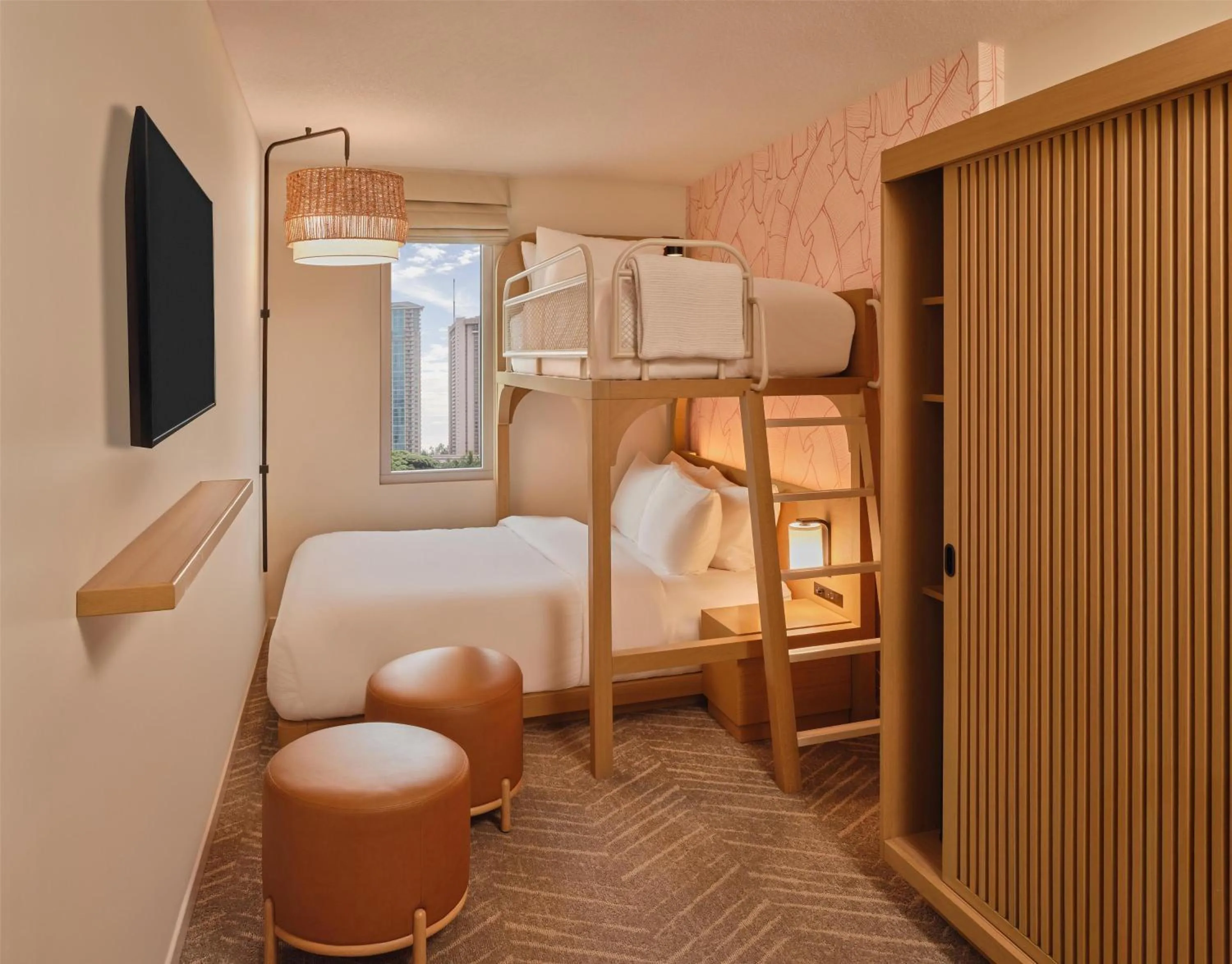 Bed in The Ambassador of Waikiki, Tapestry Collection by Hilton