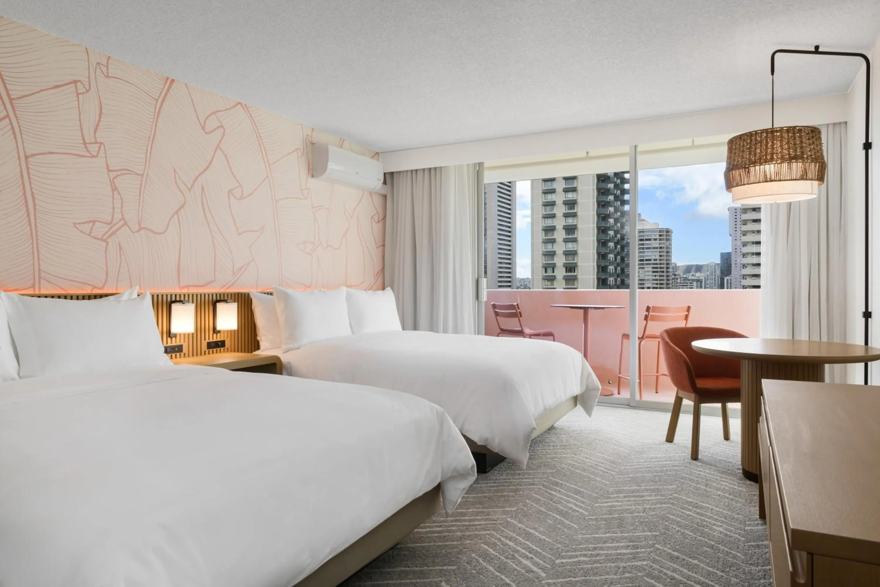 Bed in The Ambassador of Waikiki, Tapestry Collection by Hilton