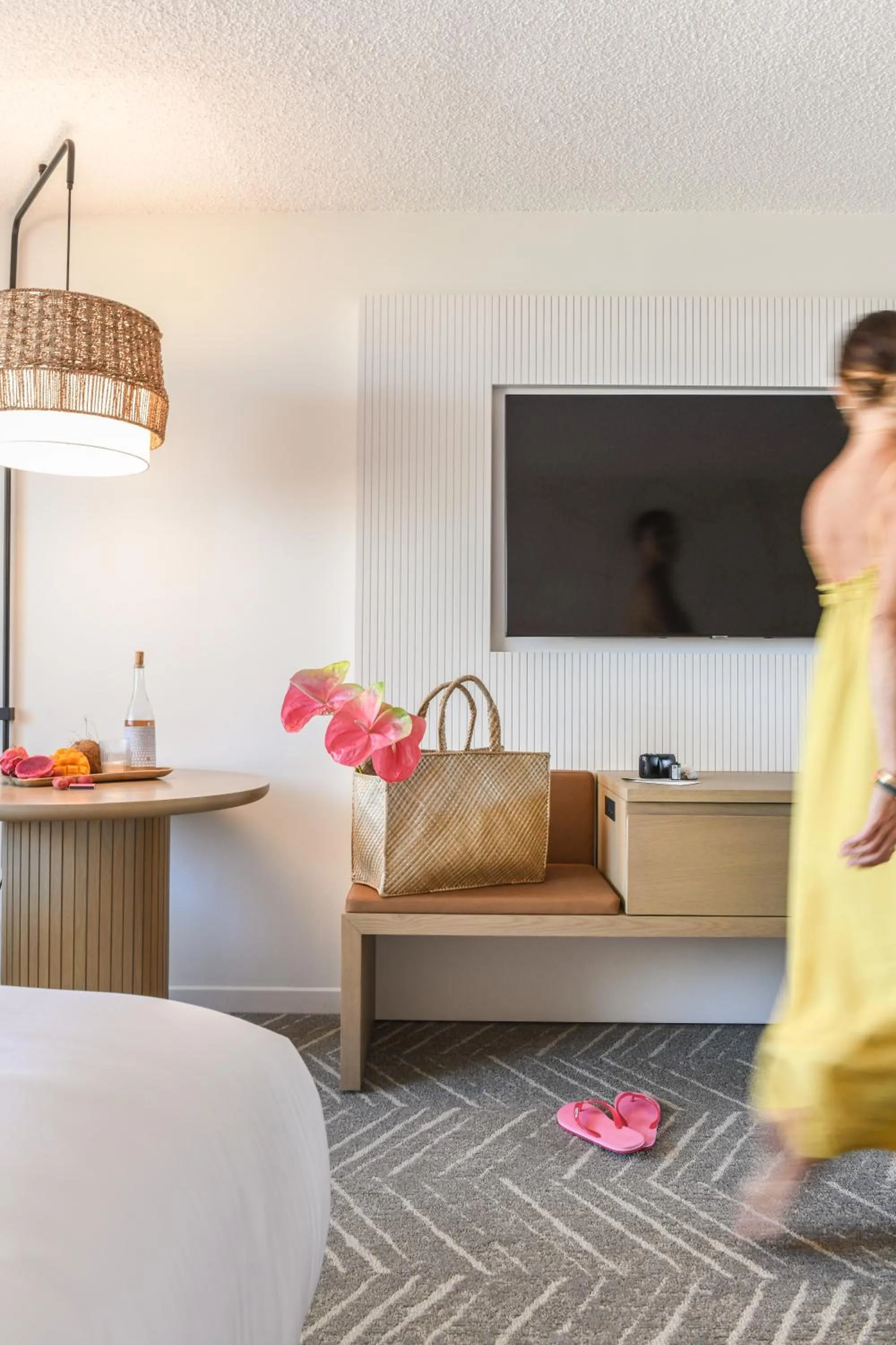 People, Bed in The Ambassador of Waikiki, Tapestry Collection by Hilton