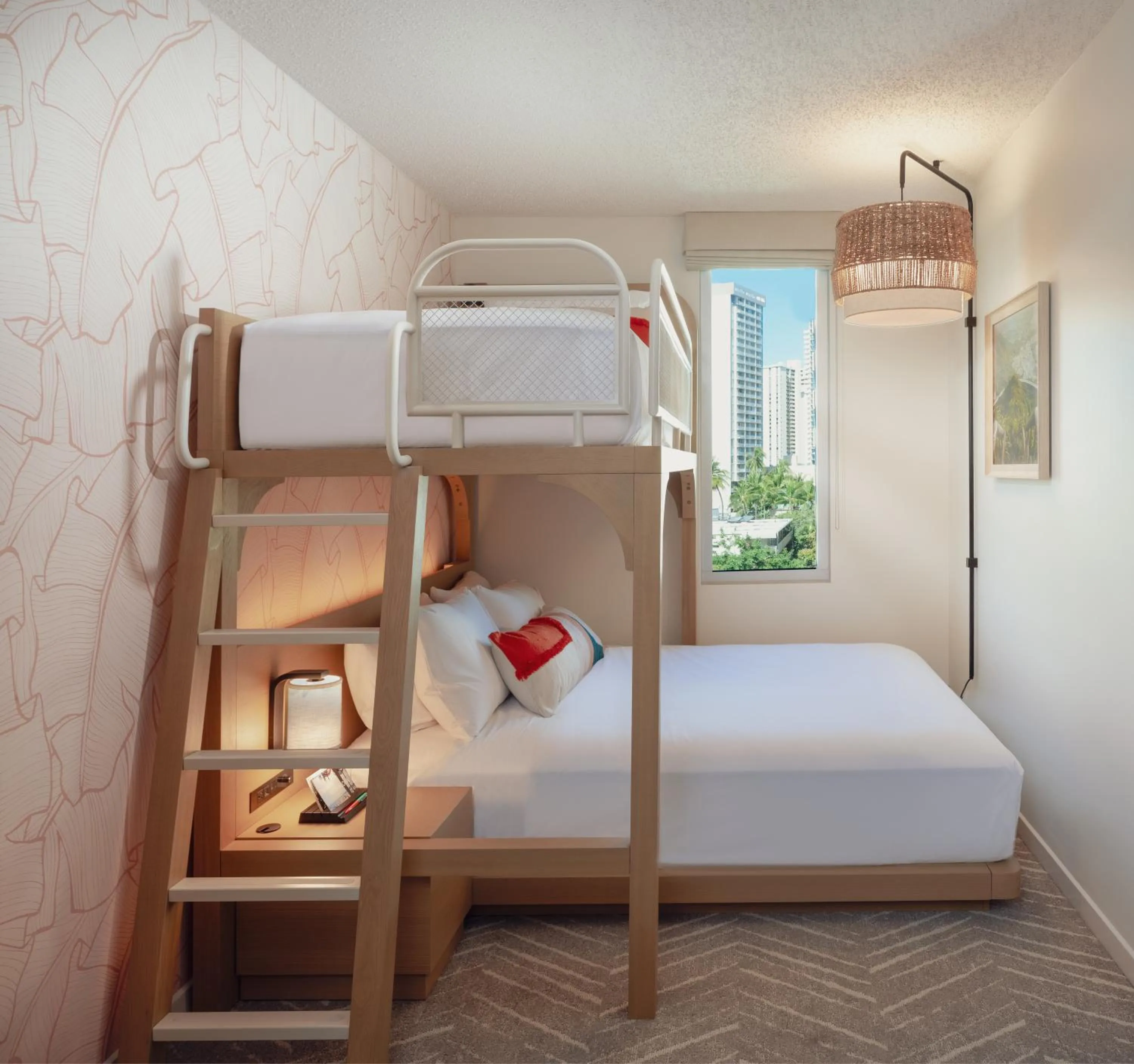 Bedroom, Bed in The Ambassador of Waikiki, Tapestry Collection by Hilton