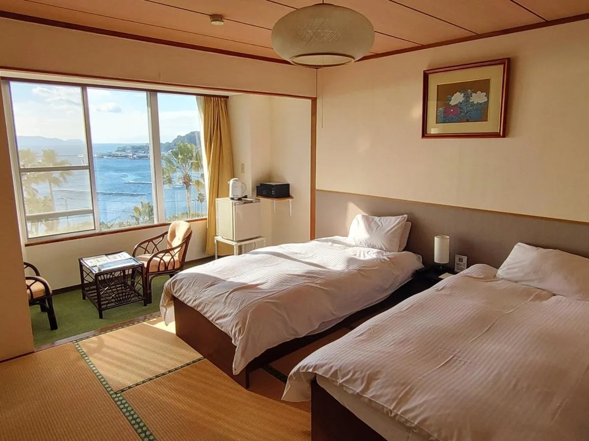 Bed in Ibusuki Phoenix Hotel