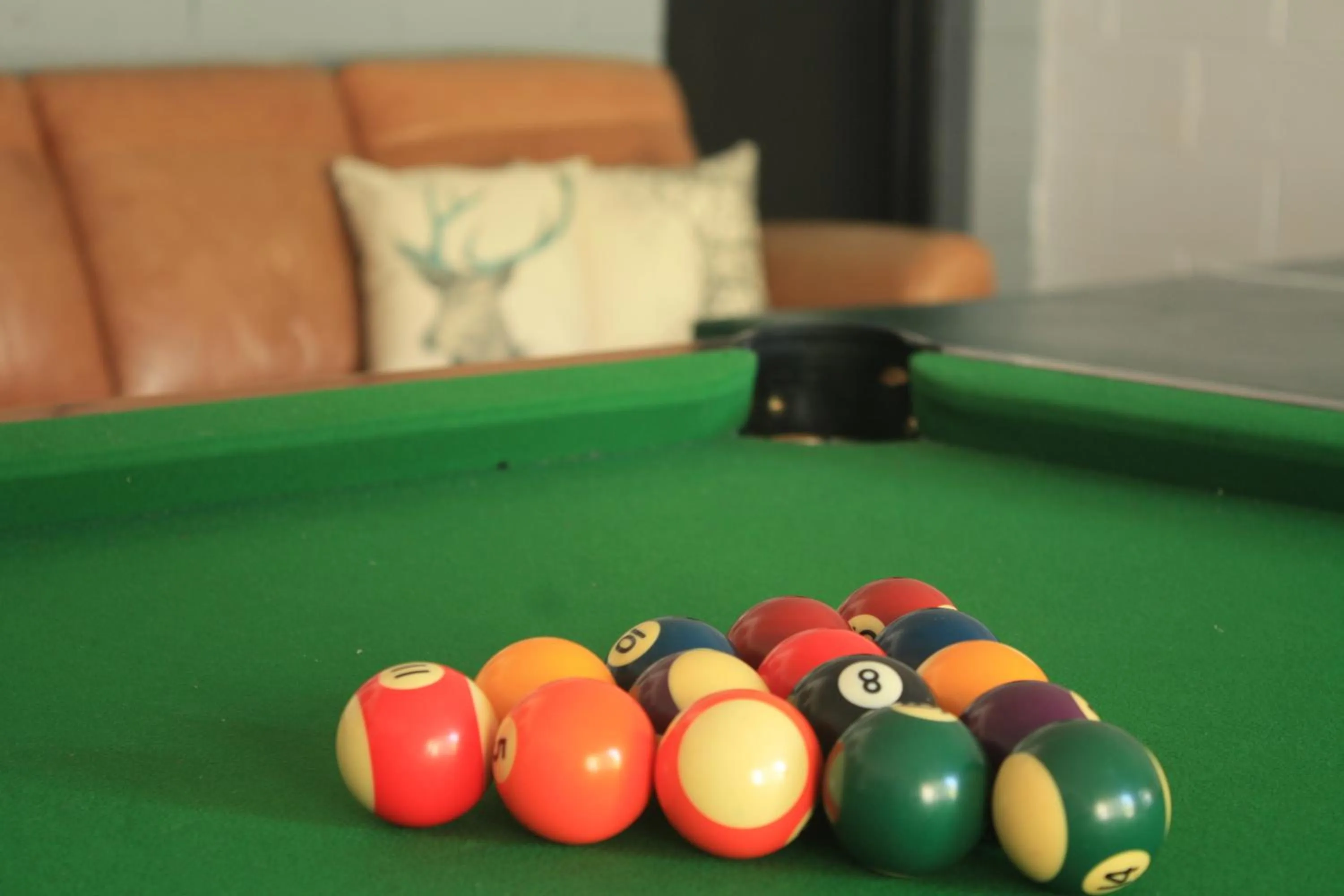 Game Room in Troldhaugen Lodge - Adults Only