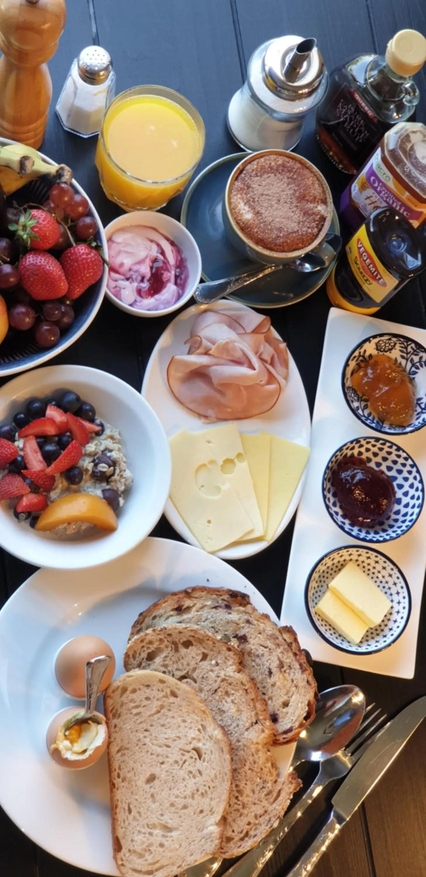 Food close-up in Troldhaugen Lodge - Adults Only