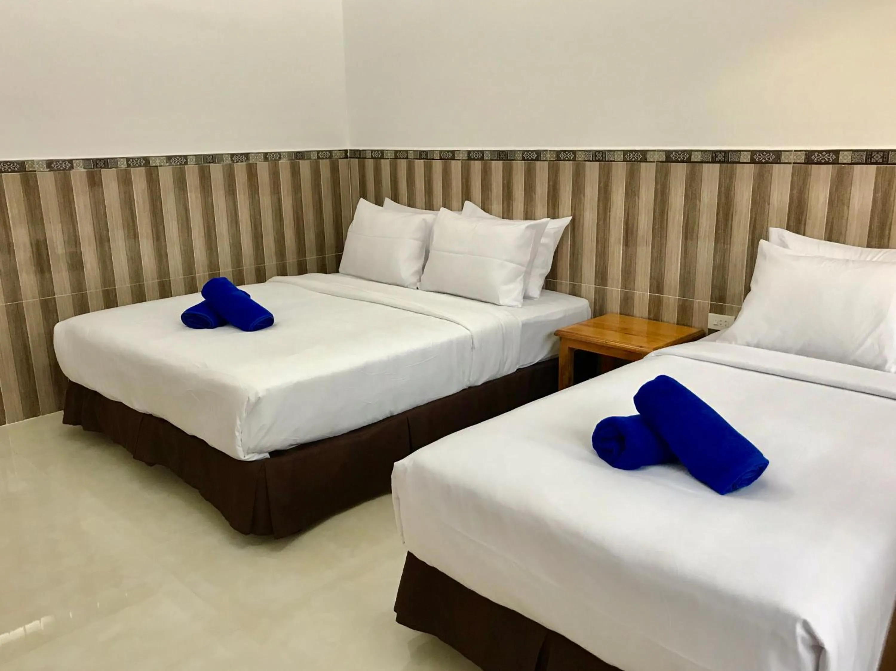 Bed in Canary Bungalow