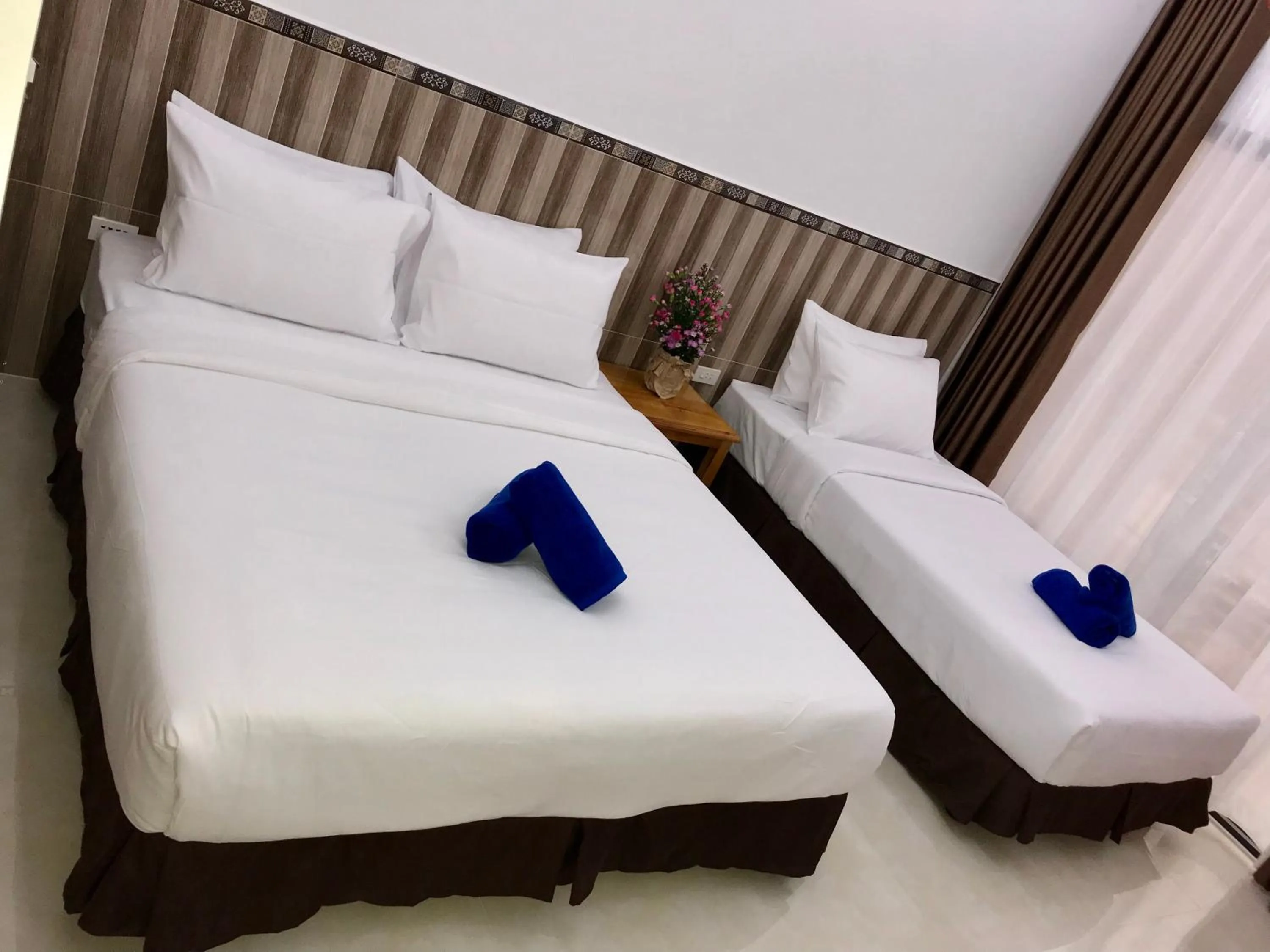 Bed in Canary Bungalow