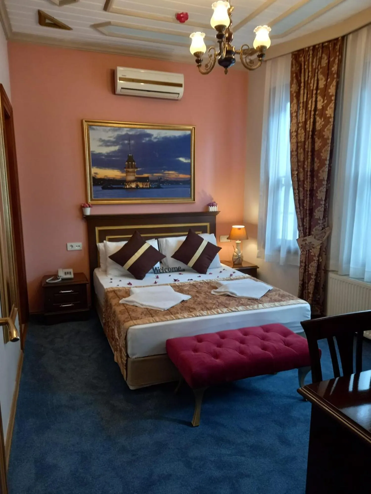 Bedroom, Bed in Emirhan Hotel, Sultanahmet