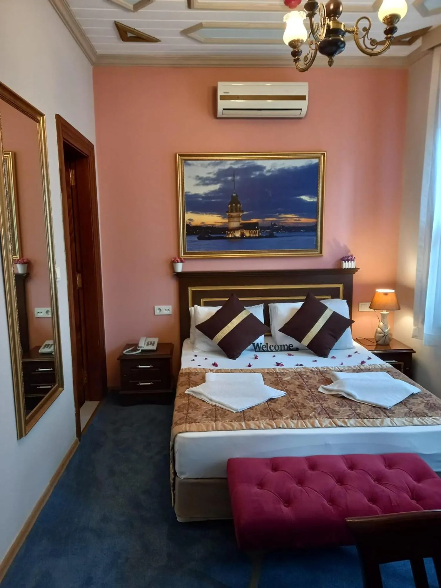 Bedroom, Bed in Emirhan Hotel, Sultanahmet