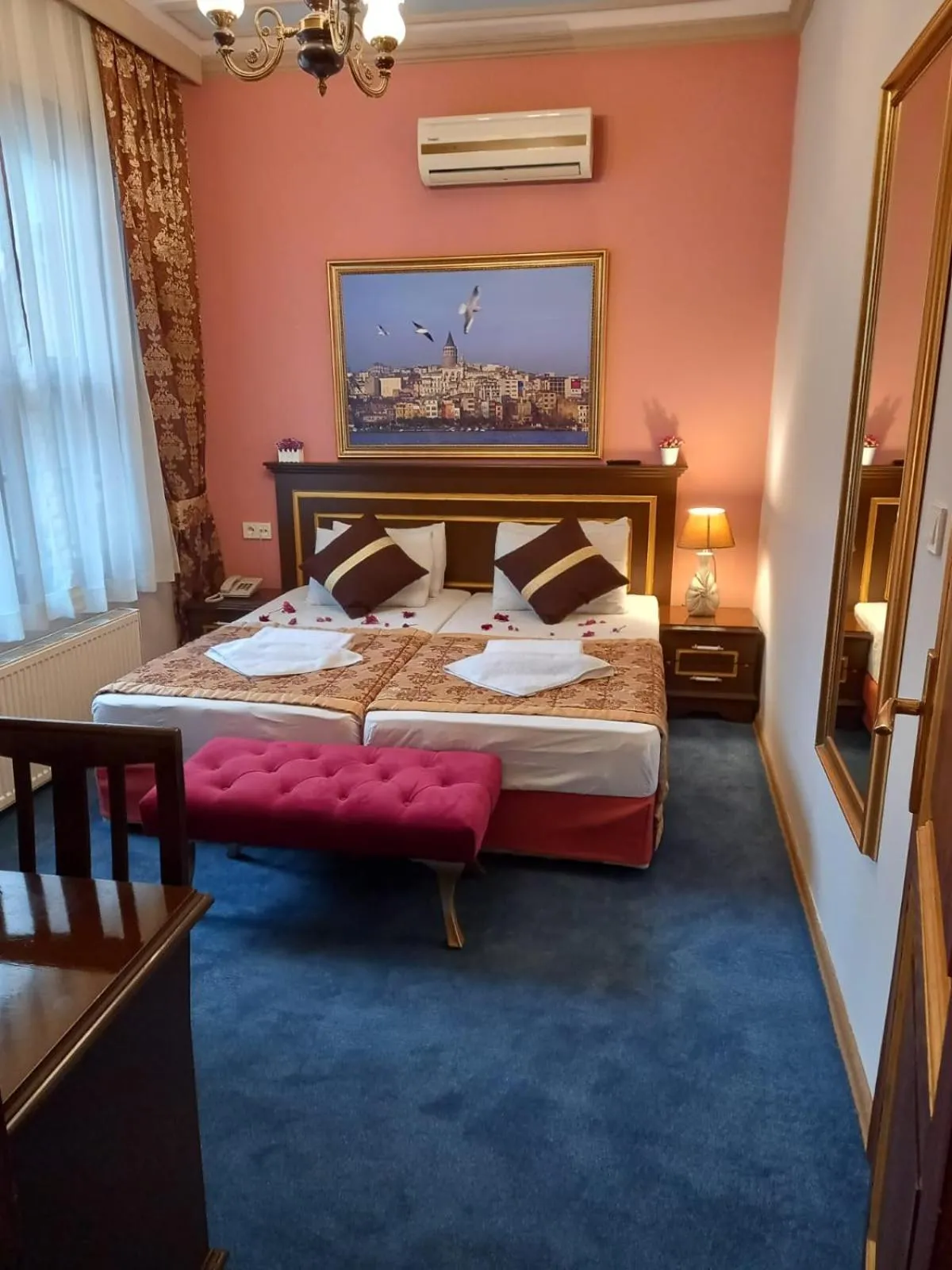 Bedroom, Bed in Emirhan Hotel, Sultanahmet