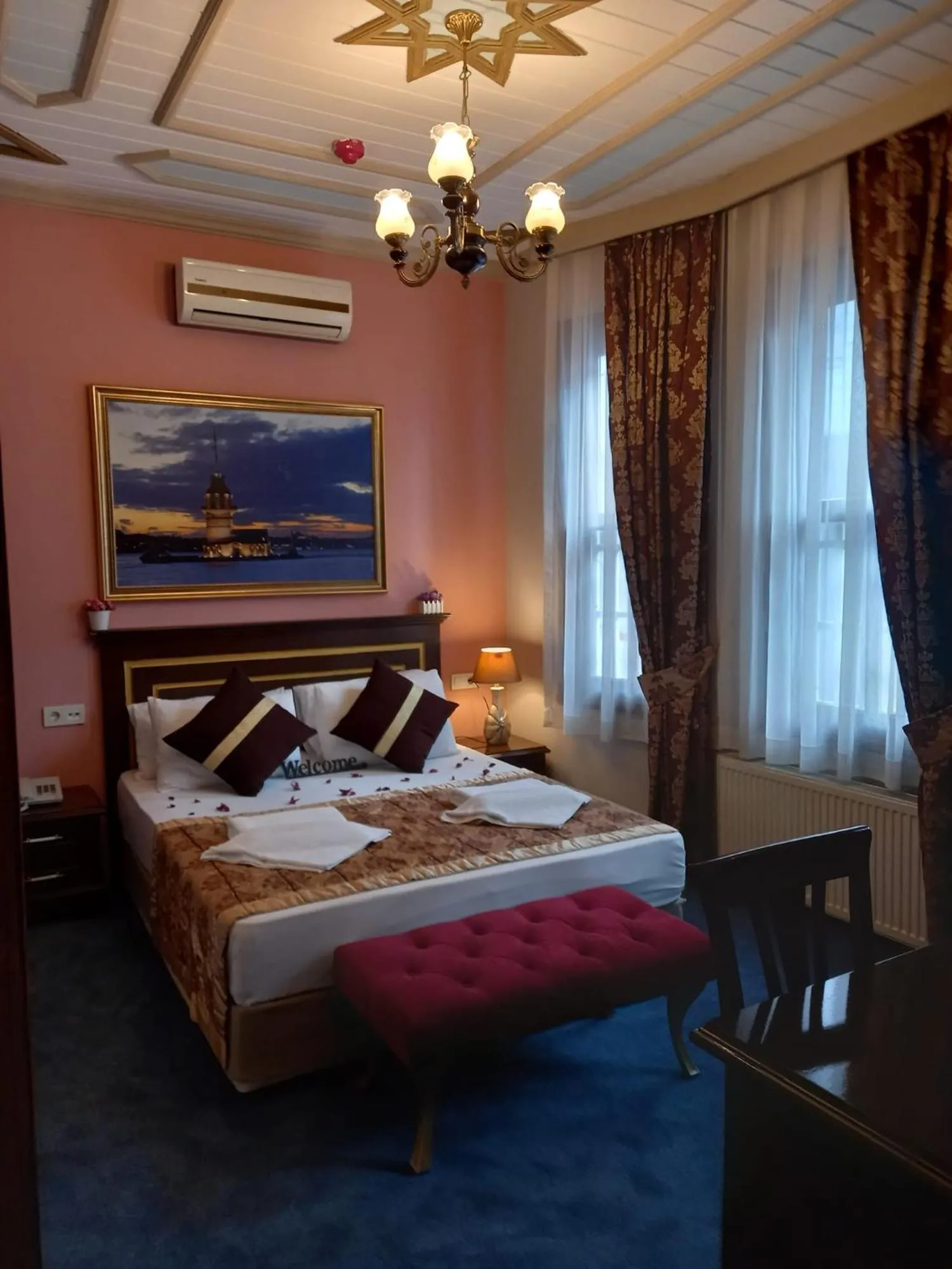 Bedroom, Bed in Emirhan Hotel, Sultanahmet