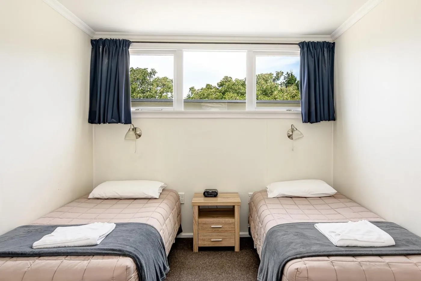 Bed in Motueka Garden Motel