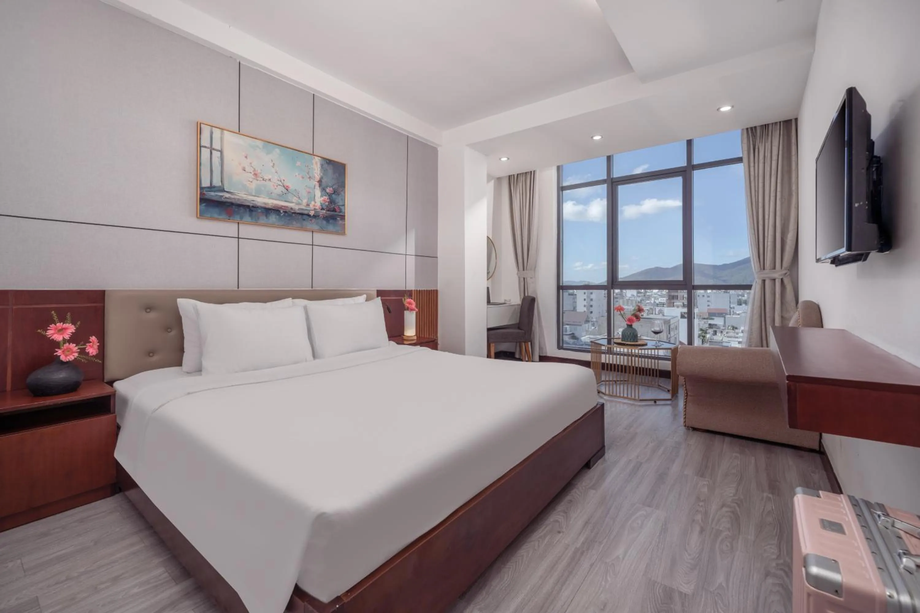 Bedroom, Bed in Star Hotel and Spa - Fitness