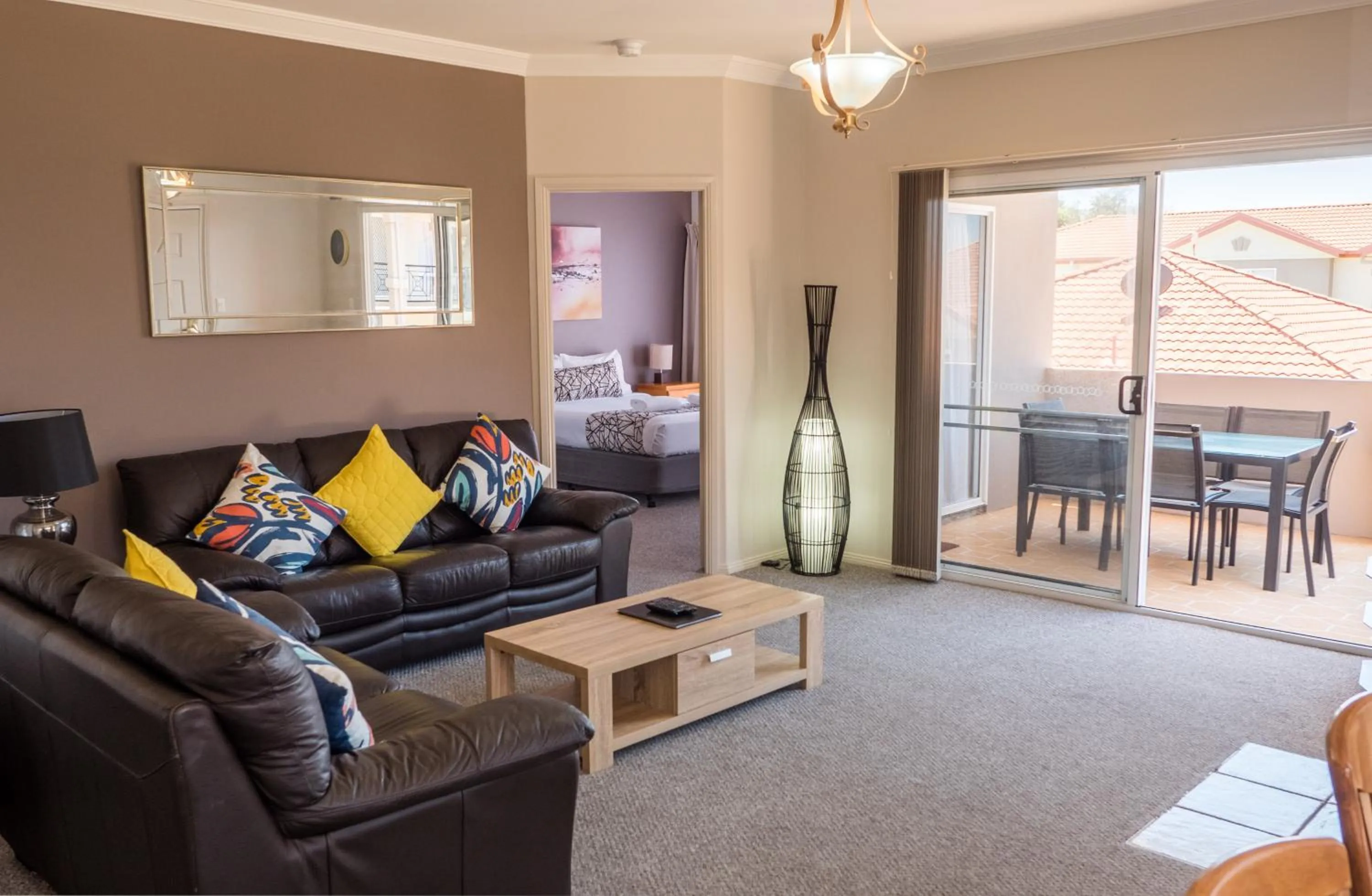 Patio in Meridian Beachside Apartments