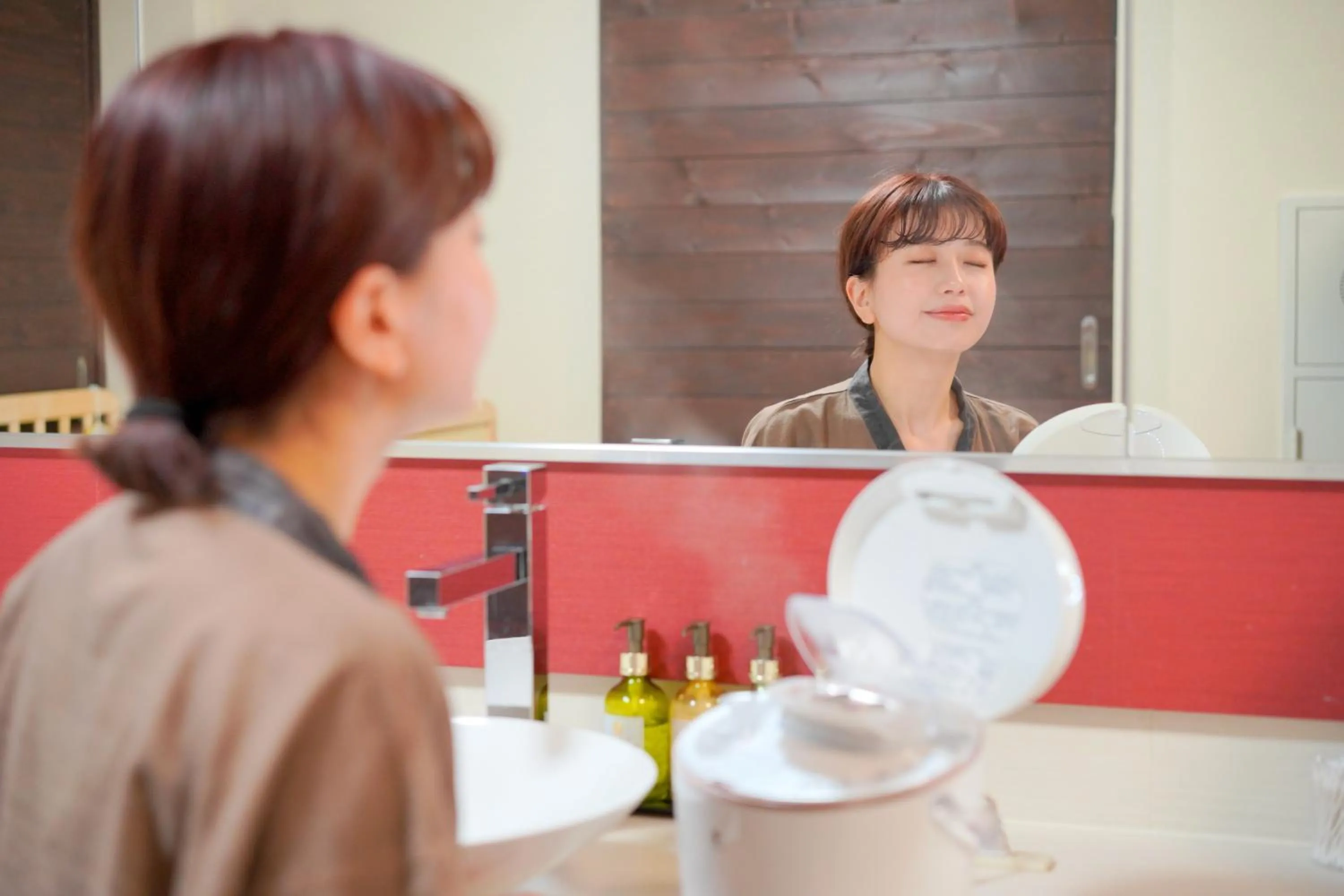 Hot Spring Bath in Hotel Naturwald Furano