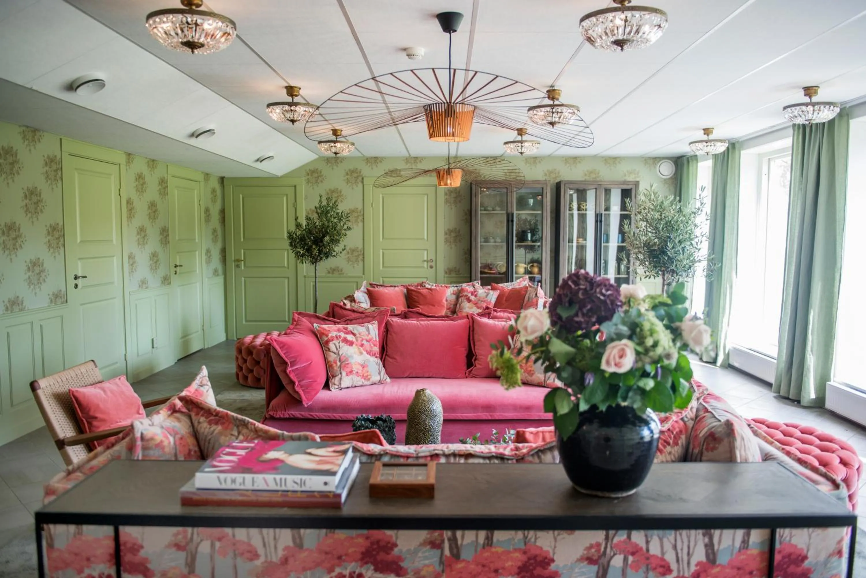 Living room in Villa Alma