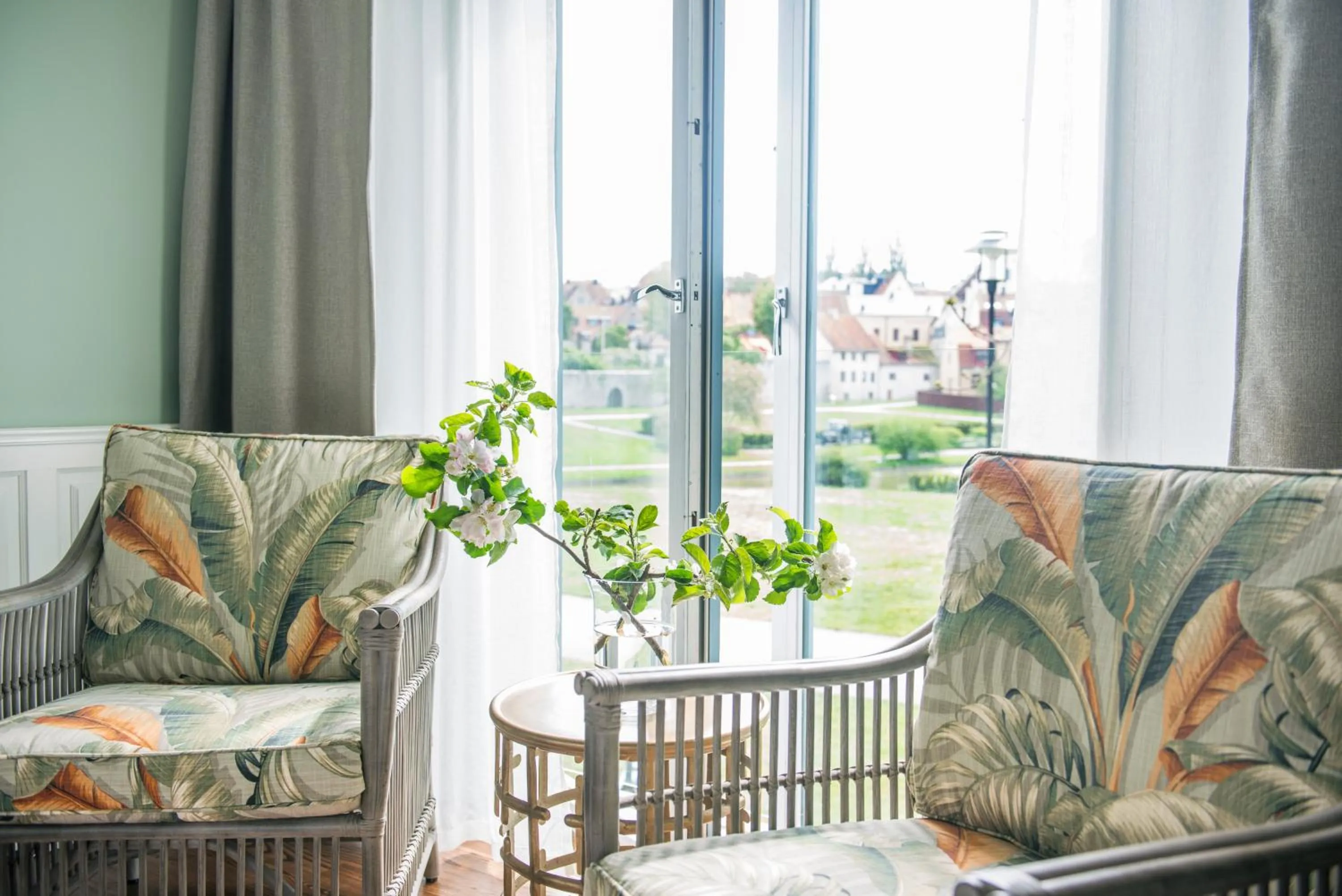 Seating area in Villa Alma