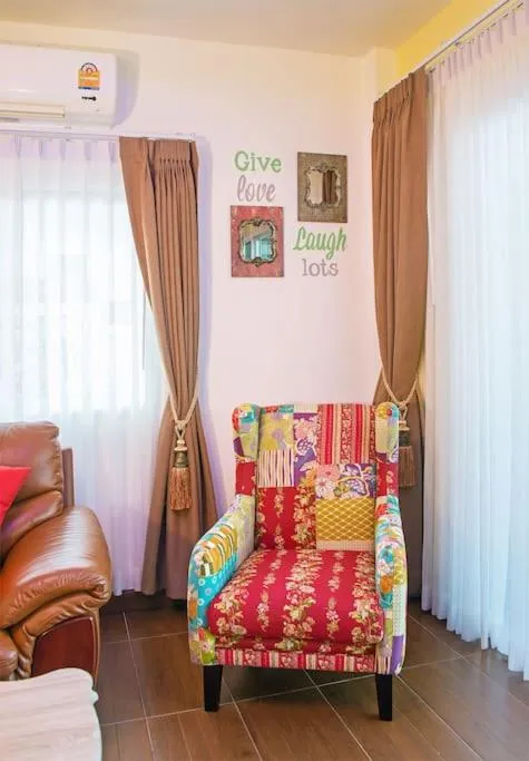 Living room, Bed in Aonang Sweet Pool Villa