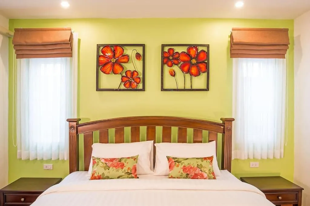 Bed in Aonang Sweet Pool Villa