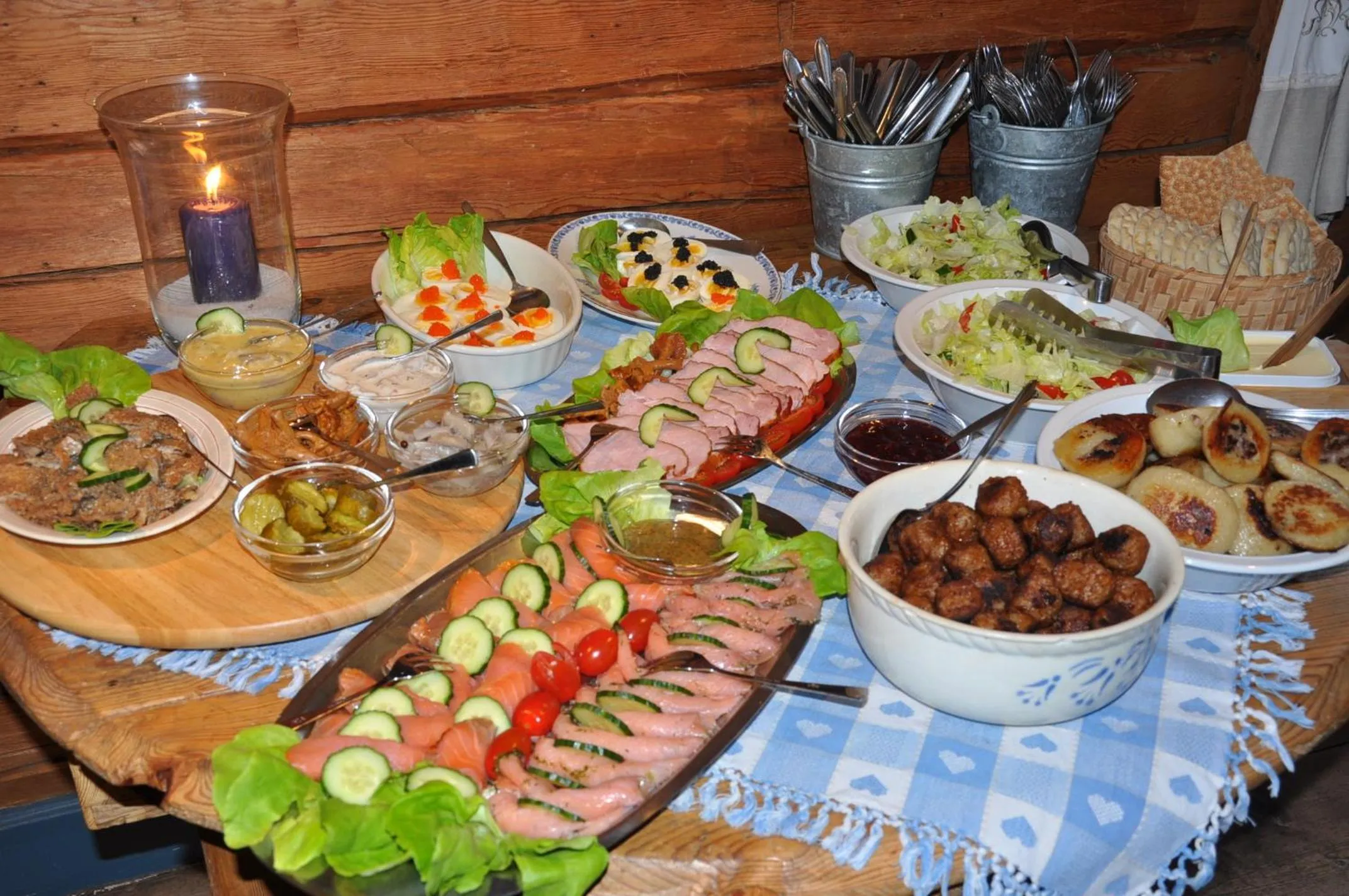 Dining area in Kröken