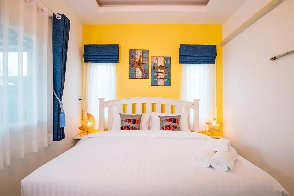 Bed in Aonang Sweet Blue Sea