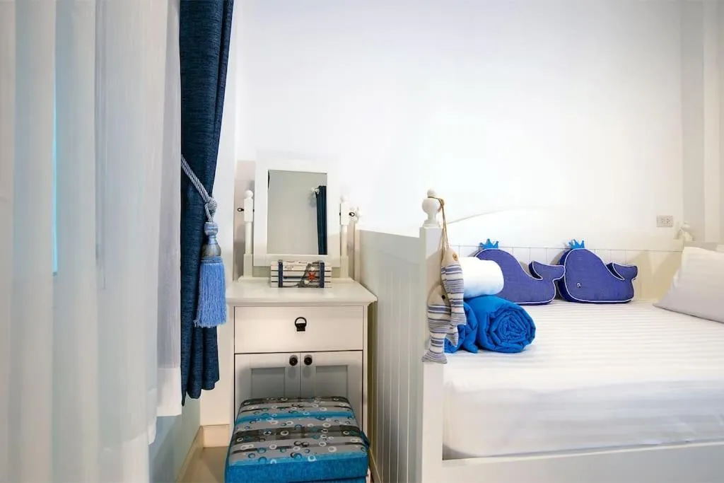 Bed in Aonang Sweet Blue Sea