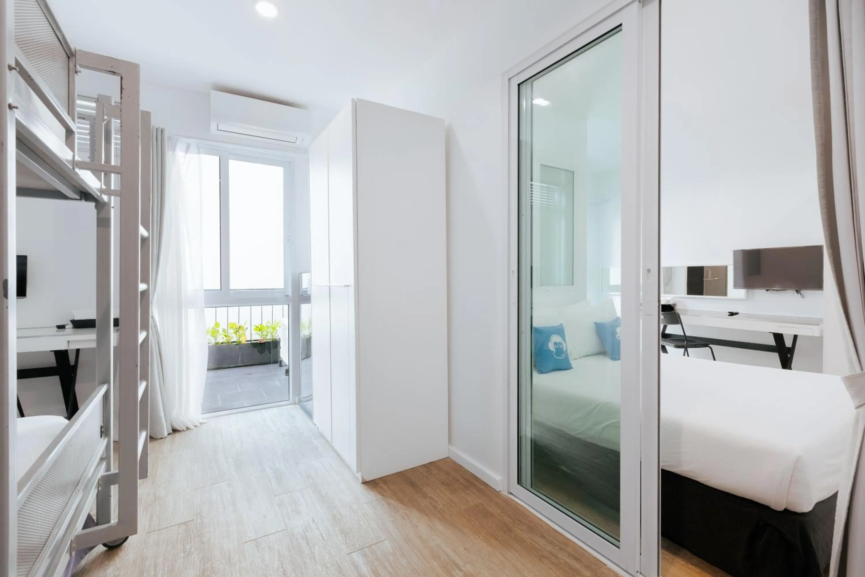 Bedroom, Bed in Blu Monkey Bed & Breakfast Phuket