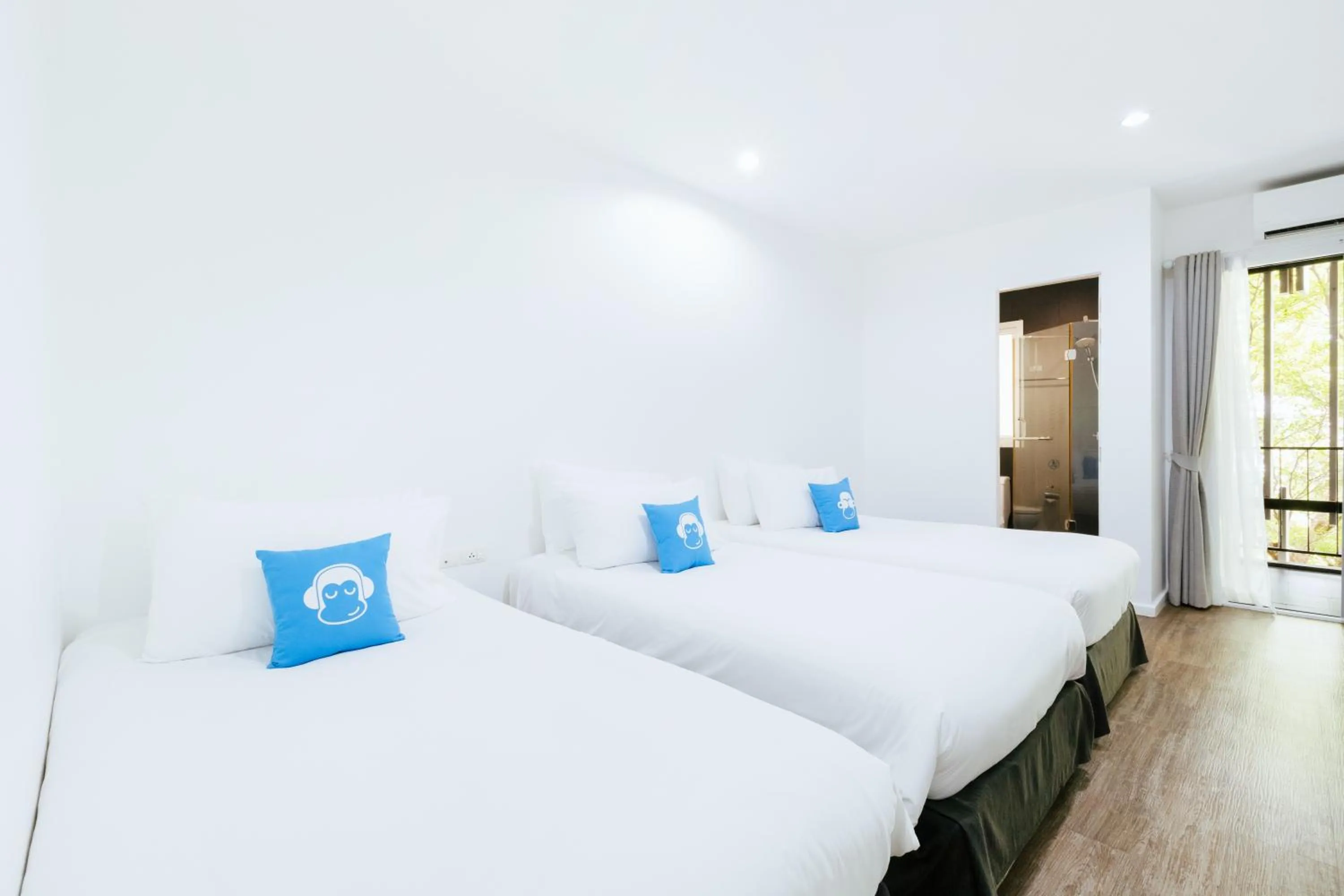 Bedroom, Bed in Blu Monkey Bed & Breakfast Phuket