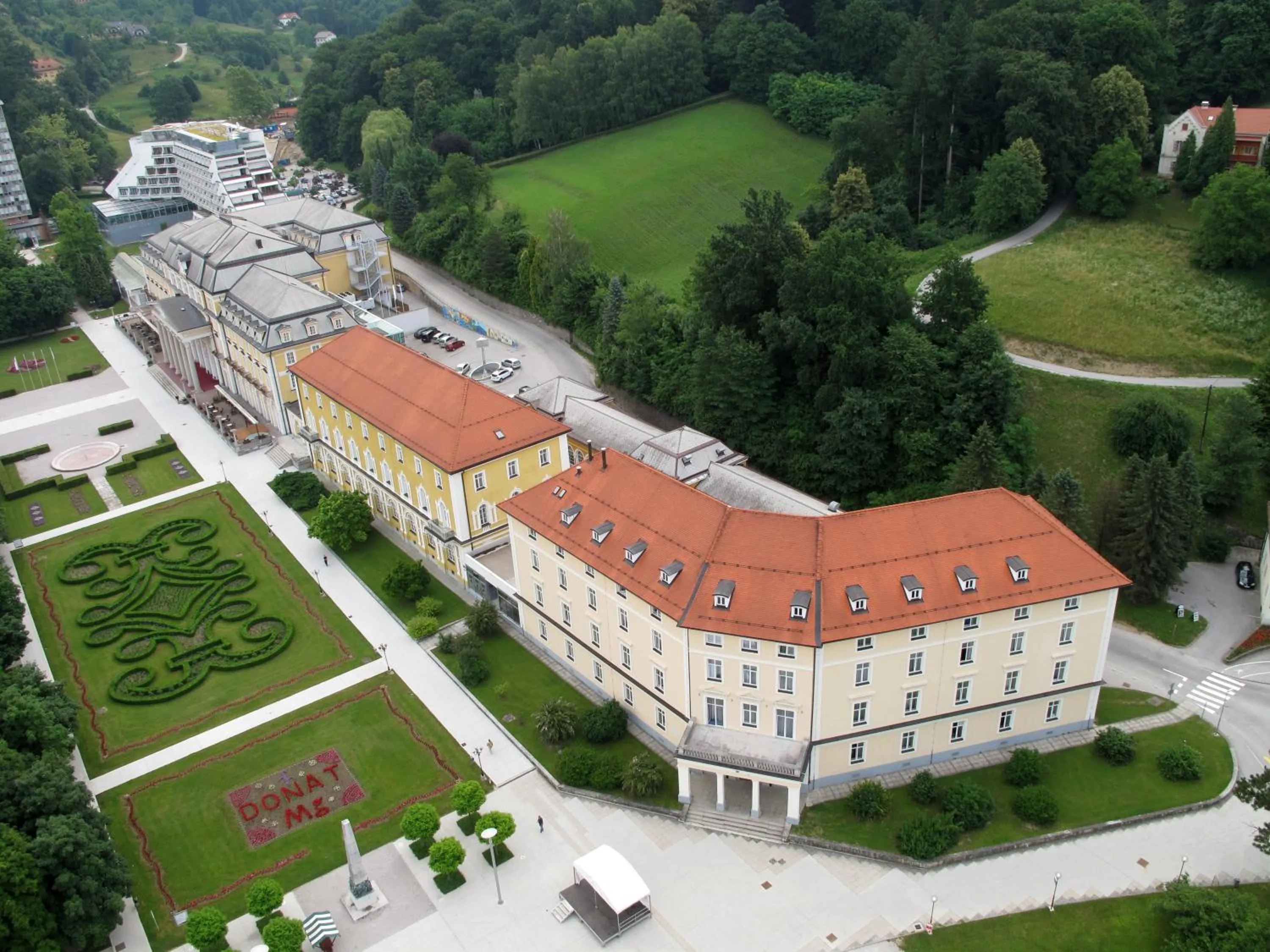 Bird's eye view in Grand Hotel Rogaska