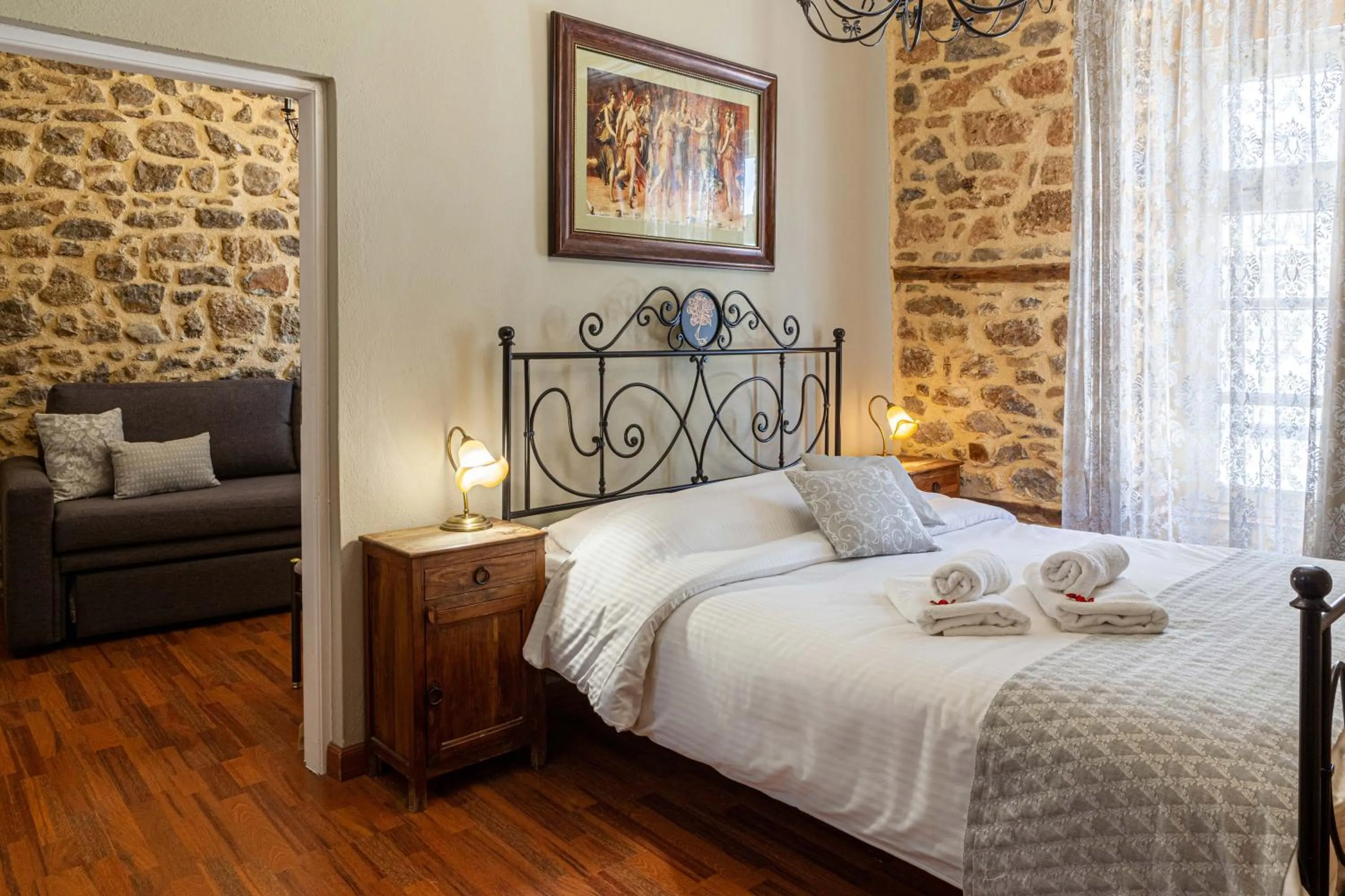 Photo of the whole room, Bed in Althaia Pension