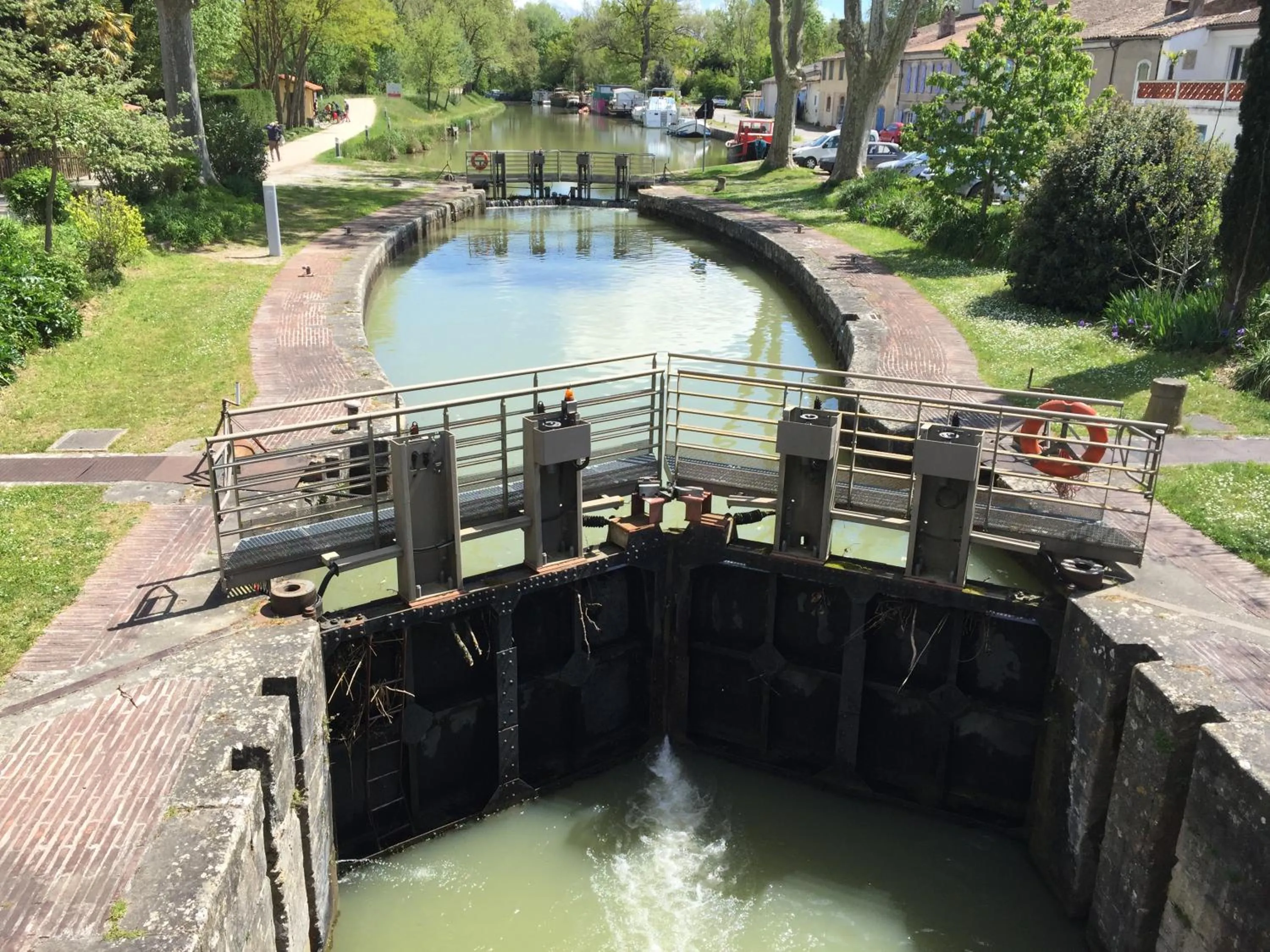 River view in Hôtel Restaurant du Lauragais LOGIS DE FRANCE