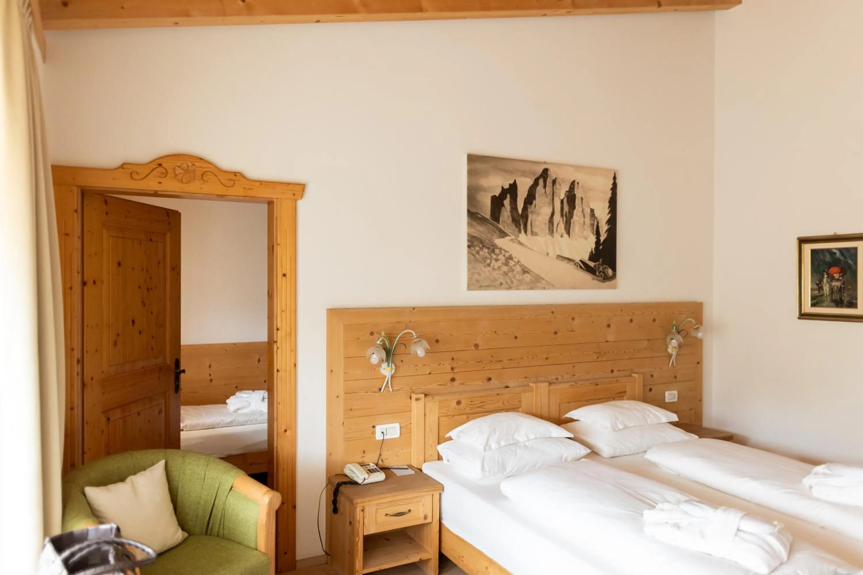 Bed in Hotel Gran Paradiso