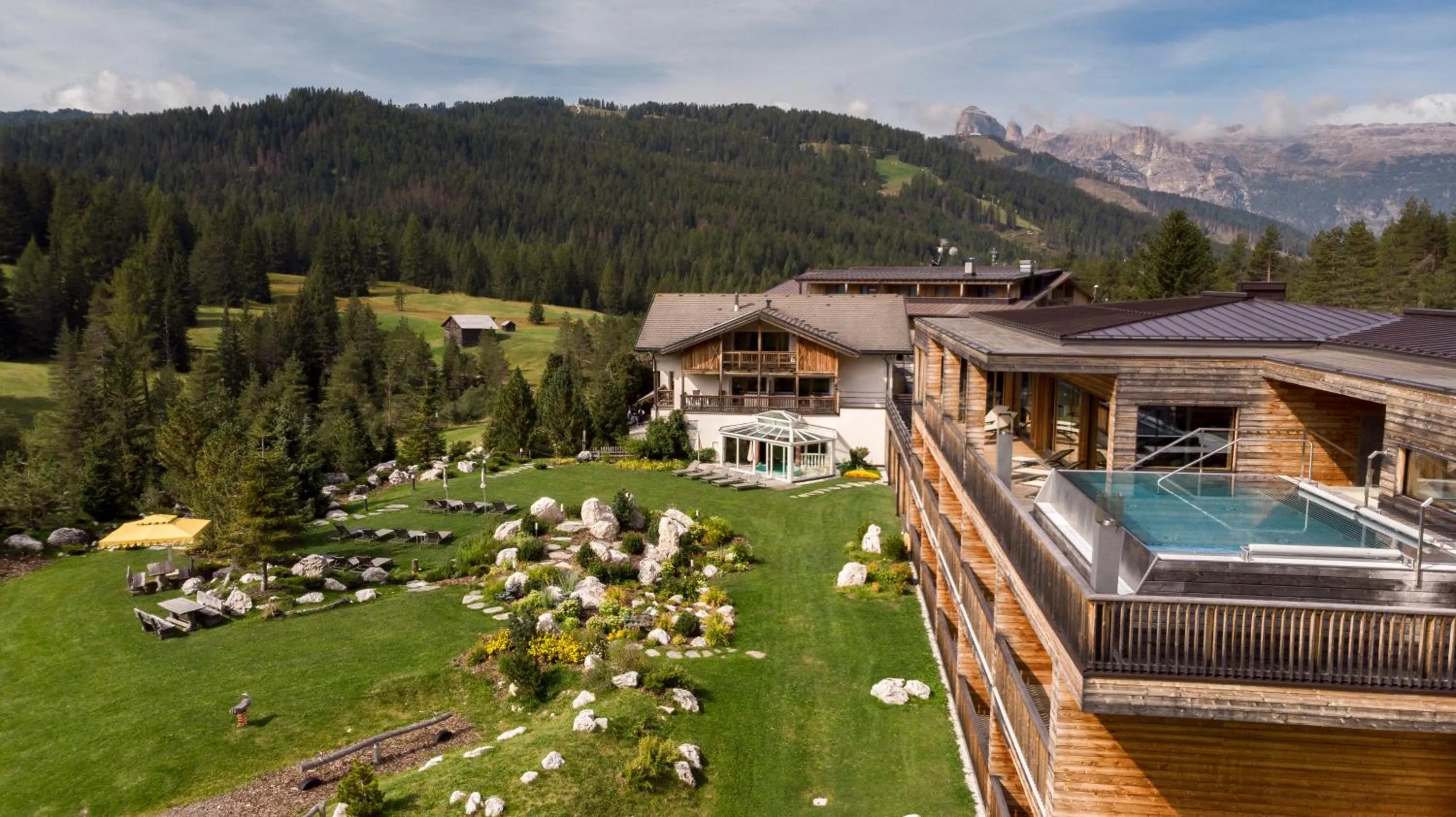 Garden view in Hotel Gran Paradiso