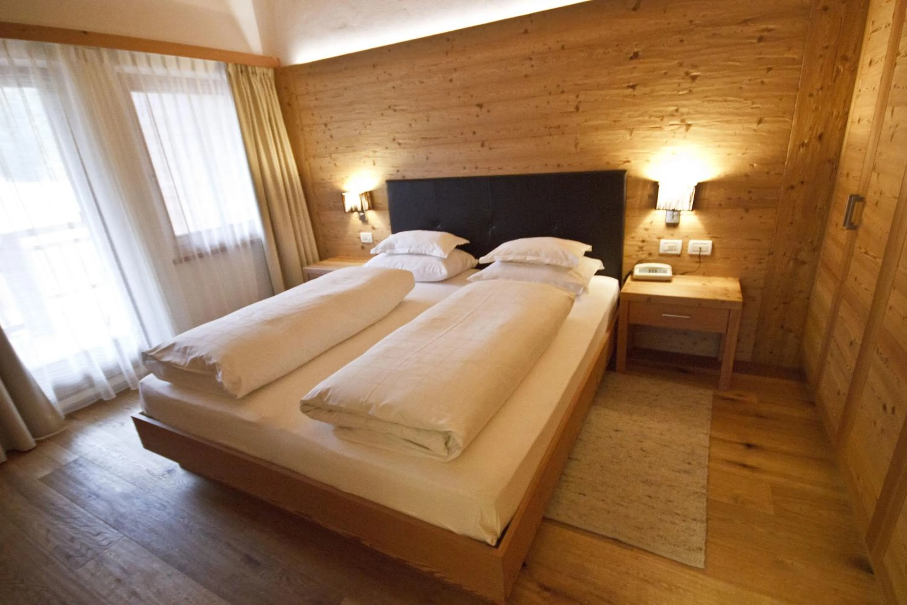 Decorative detail, Bed in Hotel Gran Paradiso