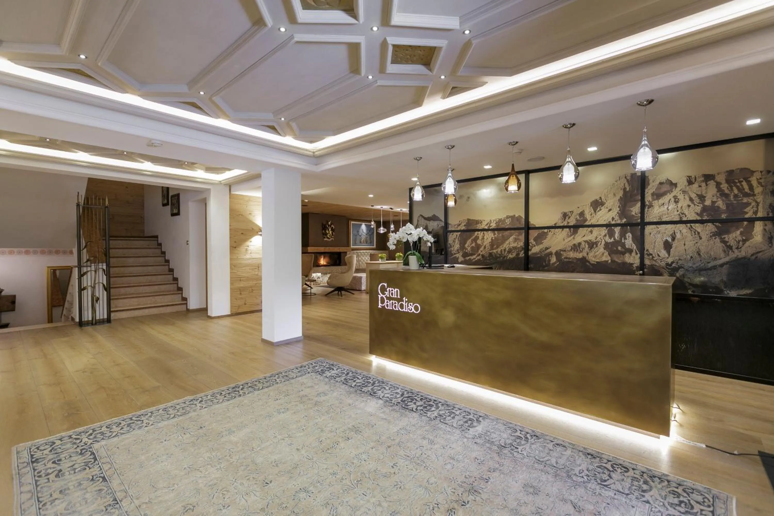 Lobby or reception in Hotel Gran Paradiso