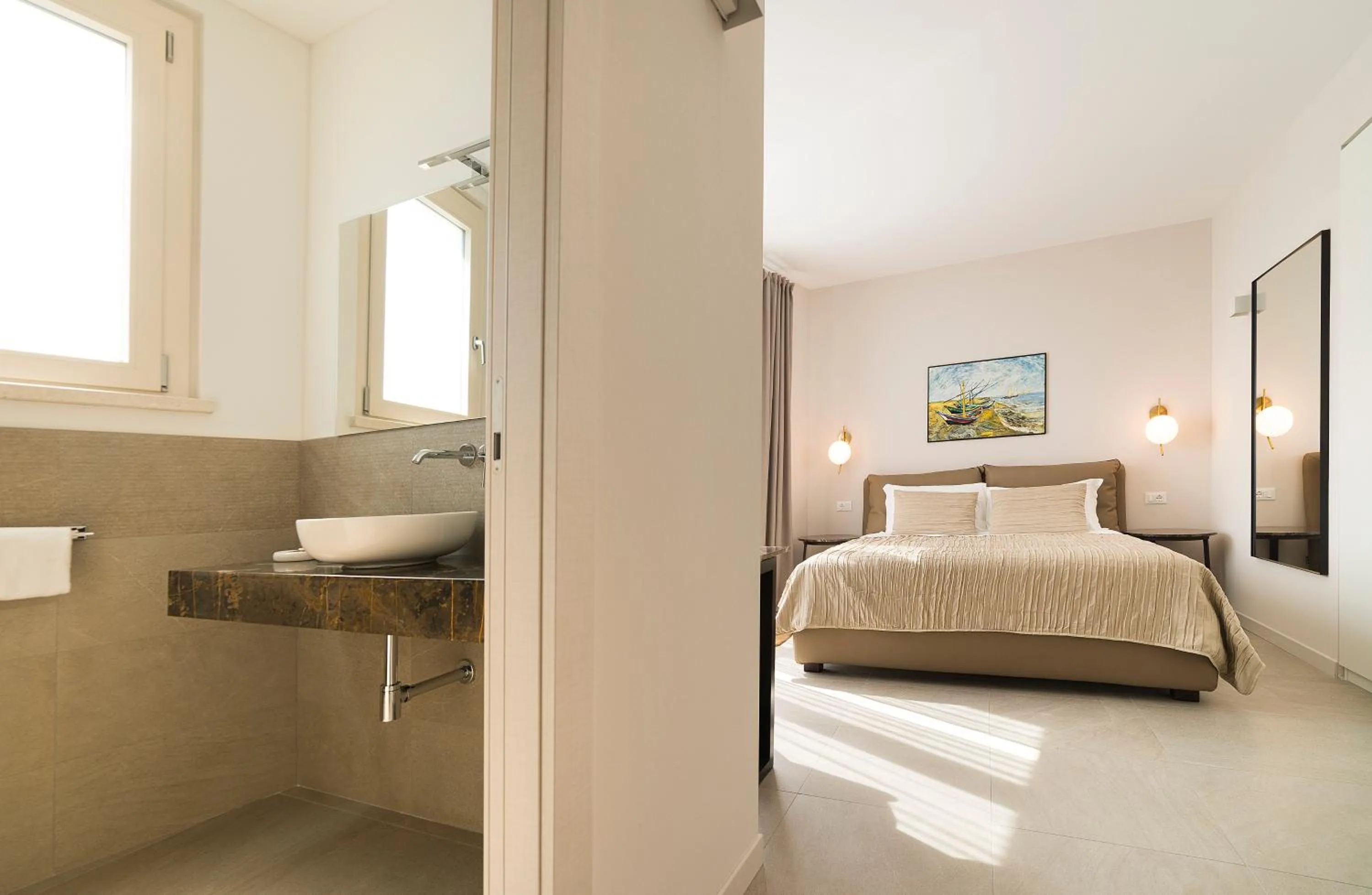 Bedroom, Bed in Garda Room